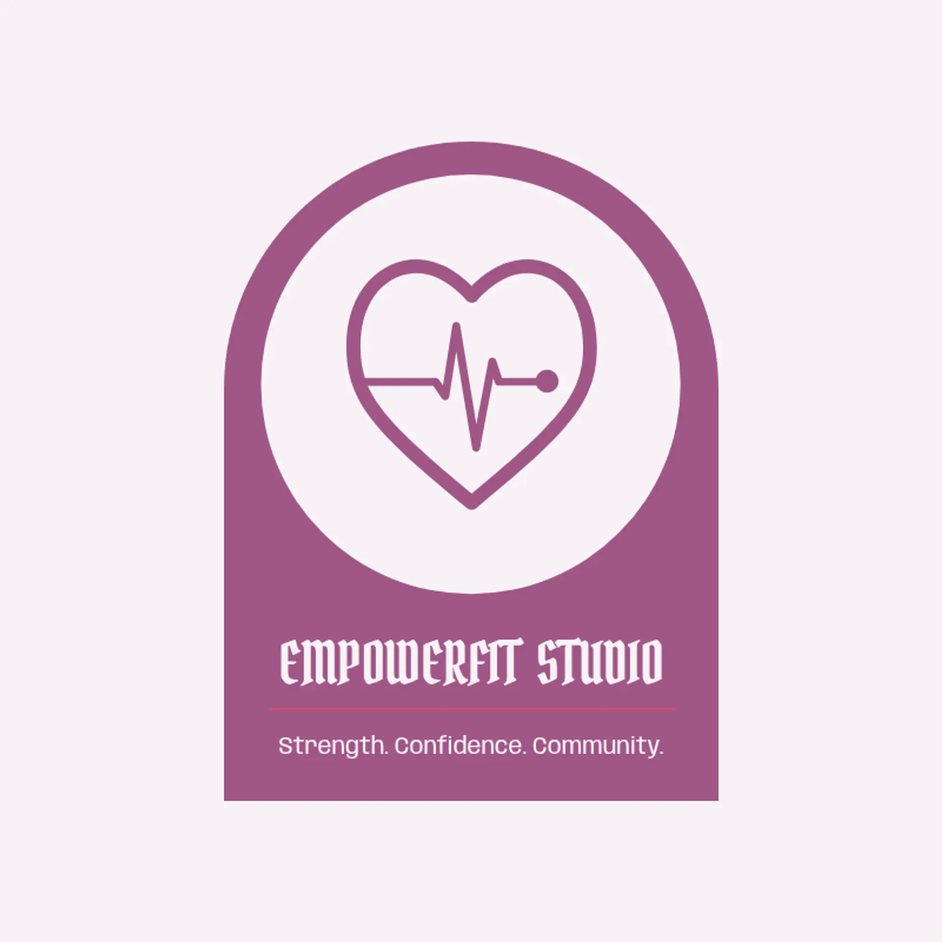 EmpowerHer Fitness logo for women fitness