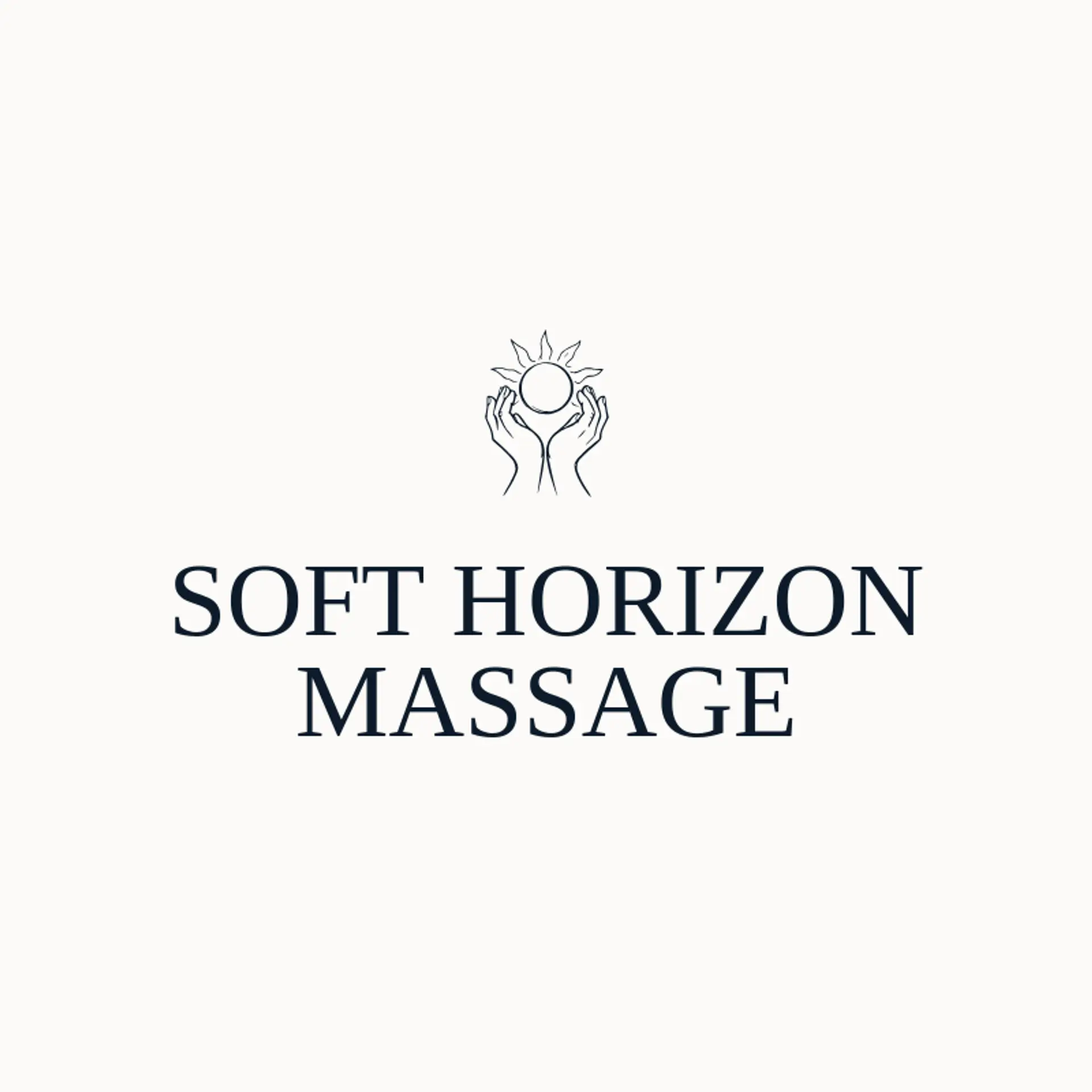 Soft Horizon Massage logo for massage therapy