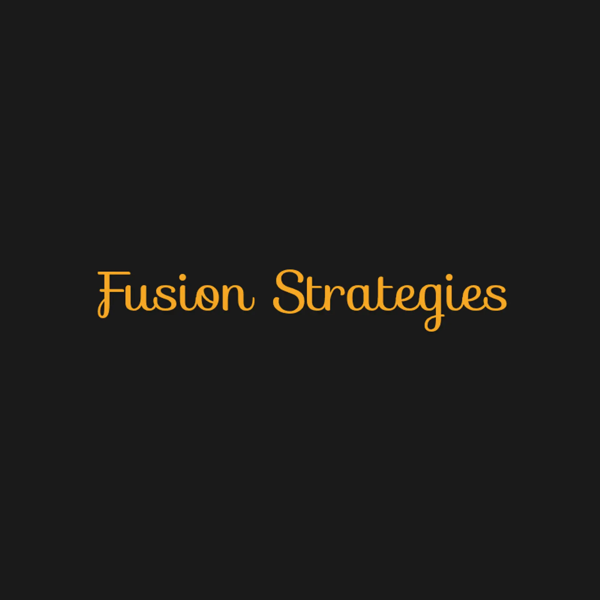 Fusion Strategies logo for consulting firm