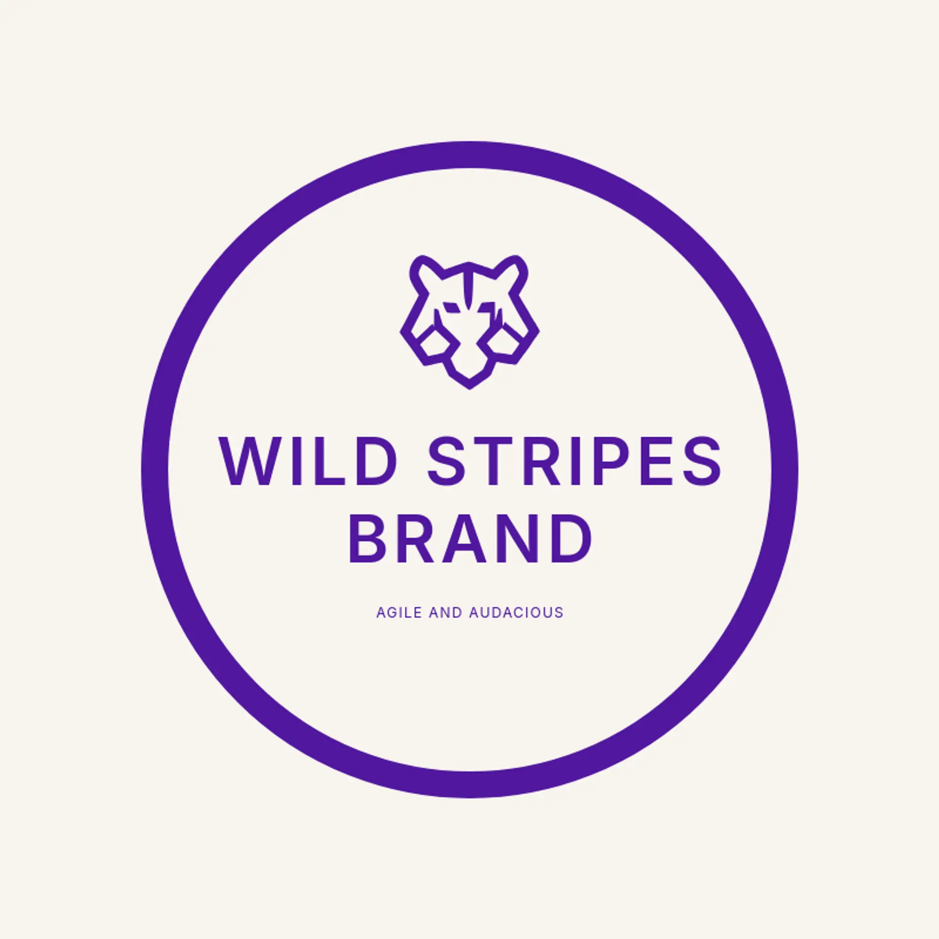 Wild Stripes Brand logo for tiger