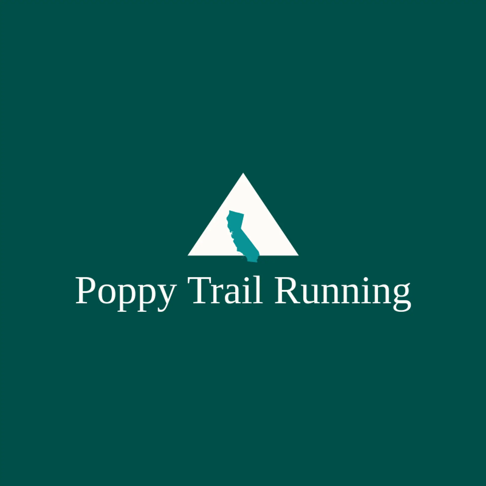 Poppy Trail Running logo for california