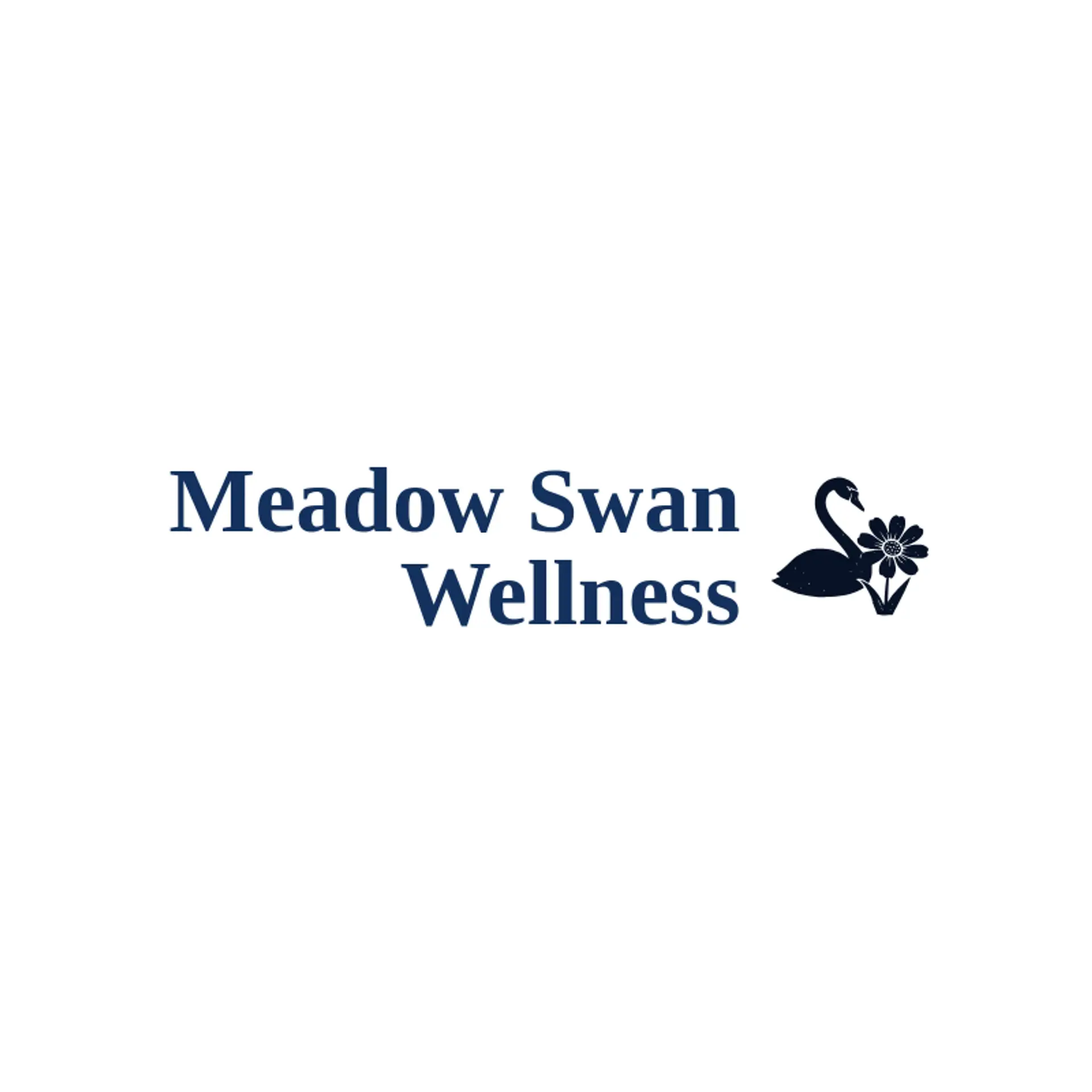 Meadow Swan Wellness logo for swan