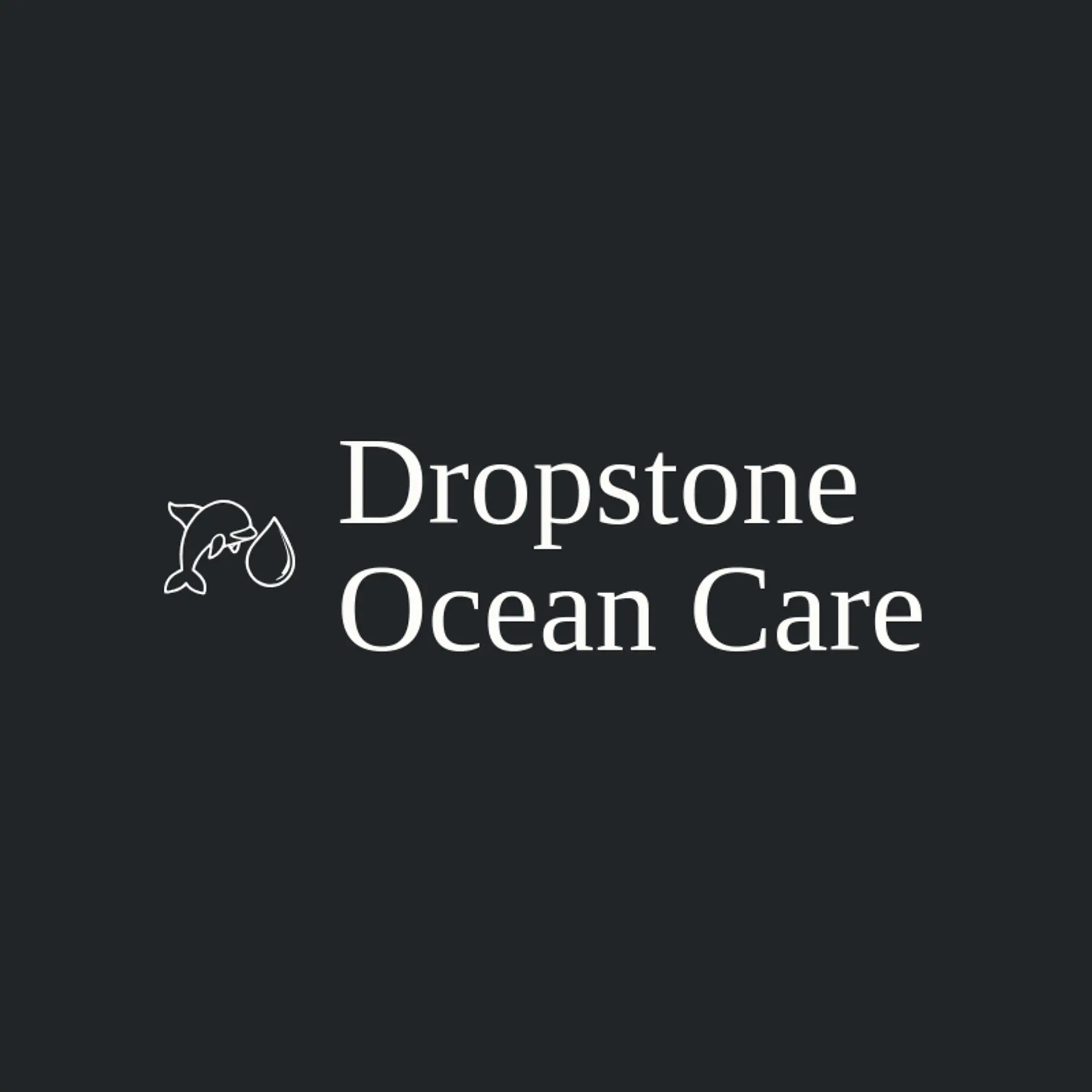 Dropstone Ocean Care logo for orca
