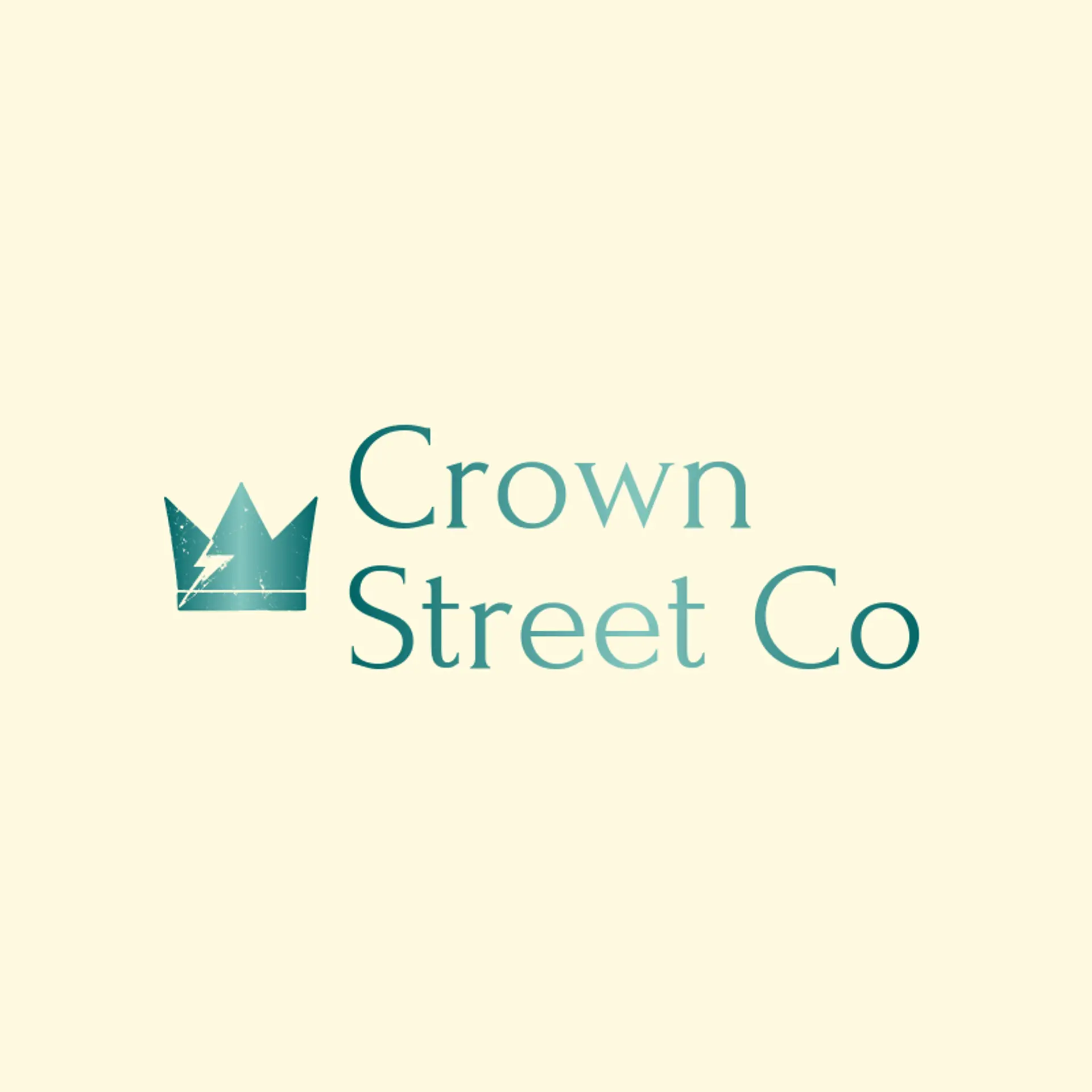 Crown Street Co logo for streetwear