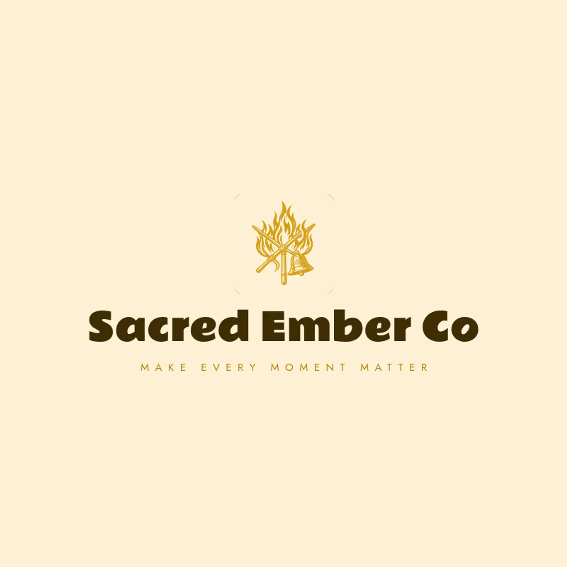 Sacred Ember Co logo for trishul