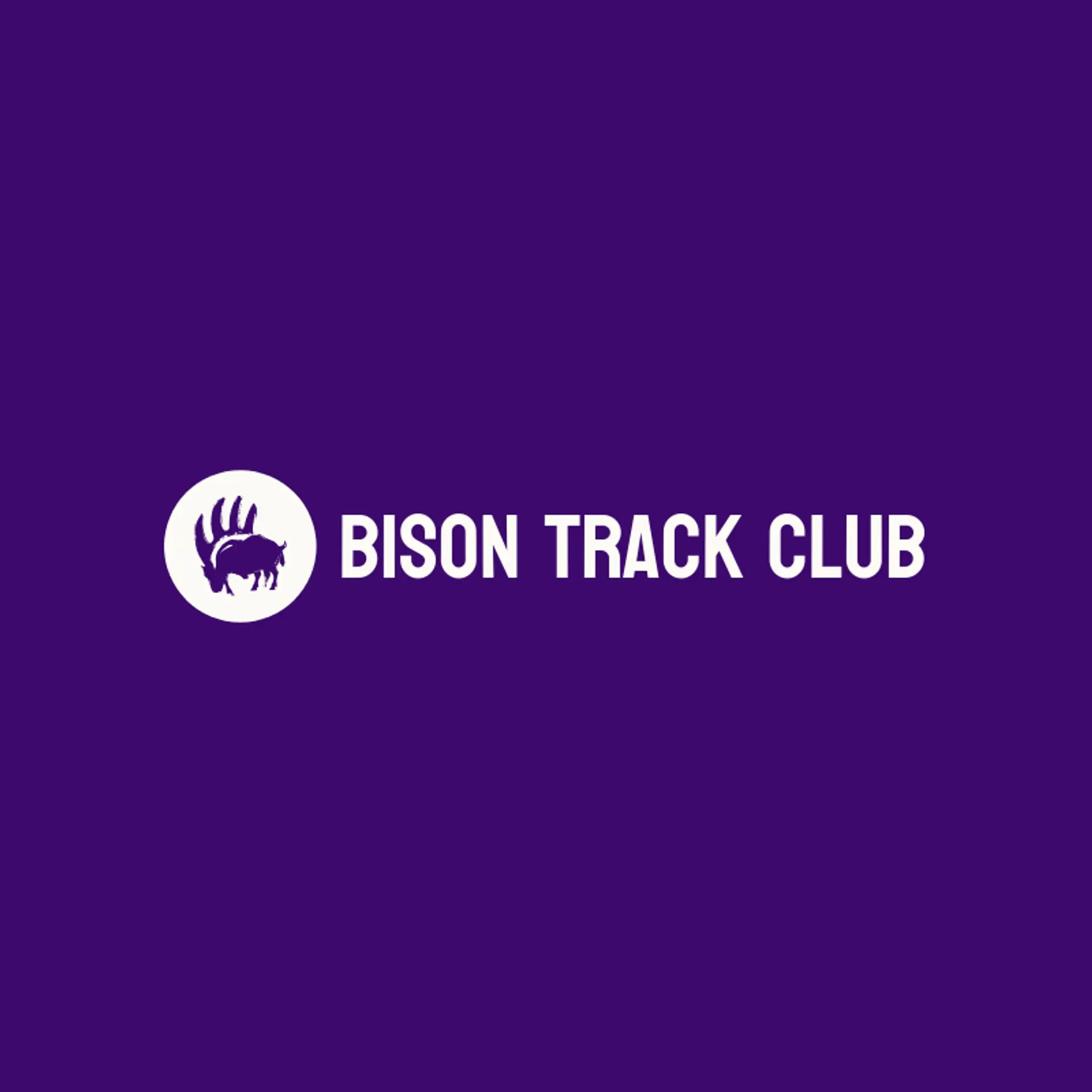 Bison Track Club logo for bison