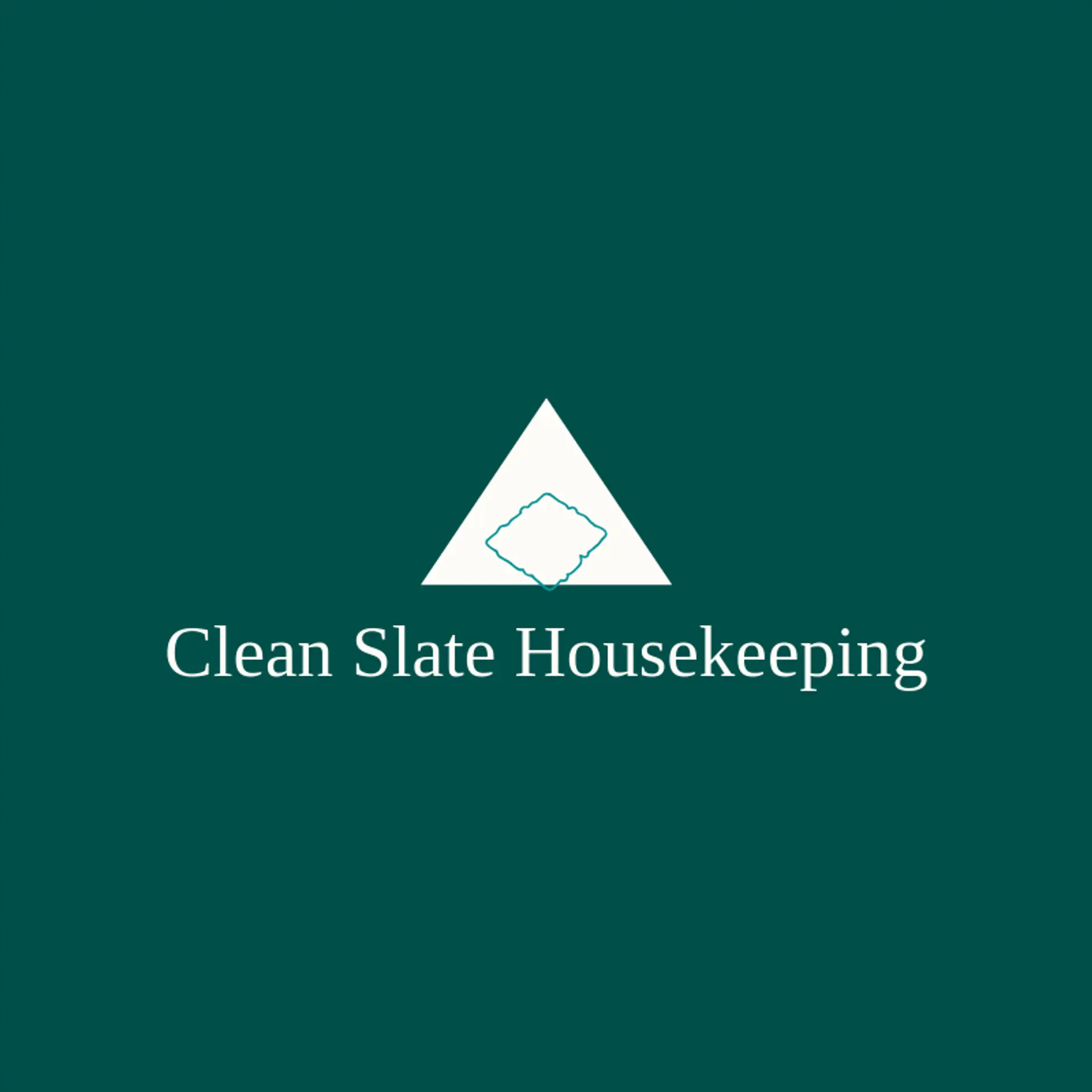 Clean Slate Housekeeping logo for housekeeping