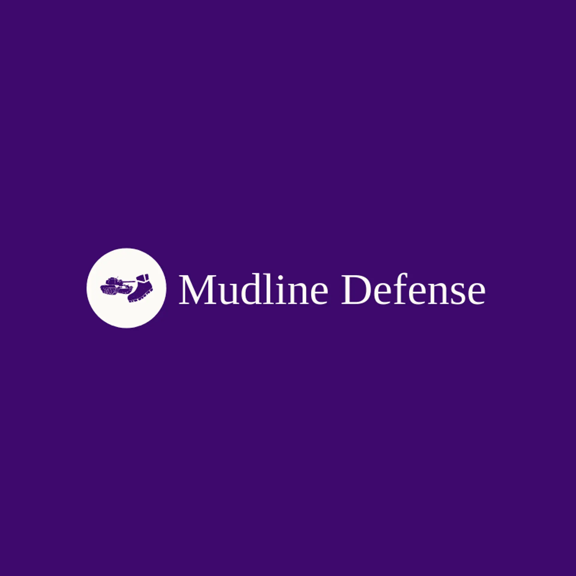 Mudline Defense logo for tank