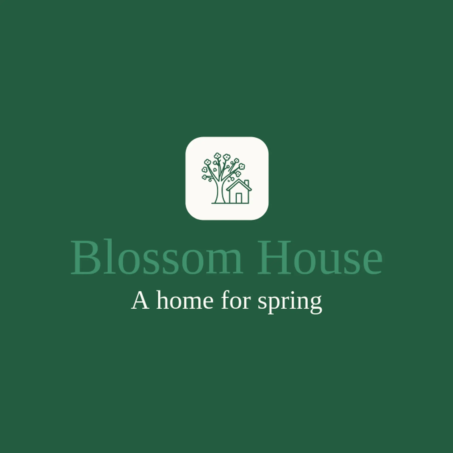 Blossom House logo for cherry blossom