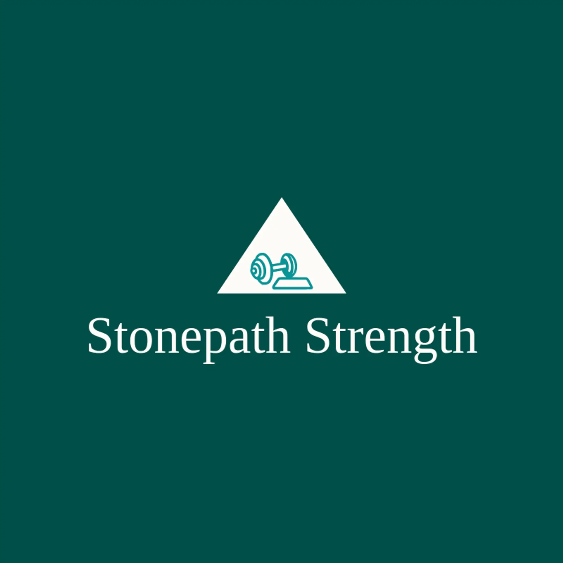 Stonepath Strength logo for dumbbell