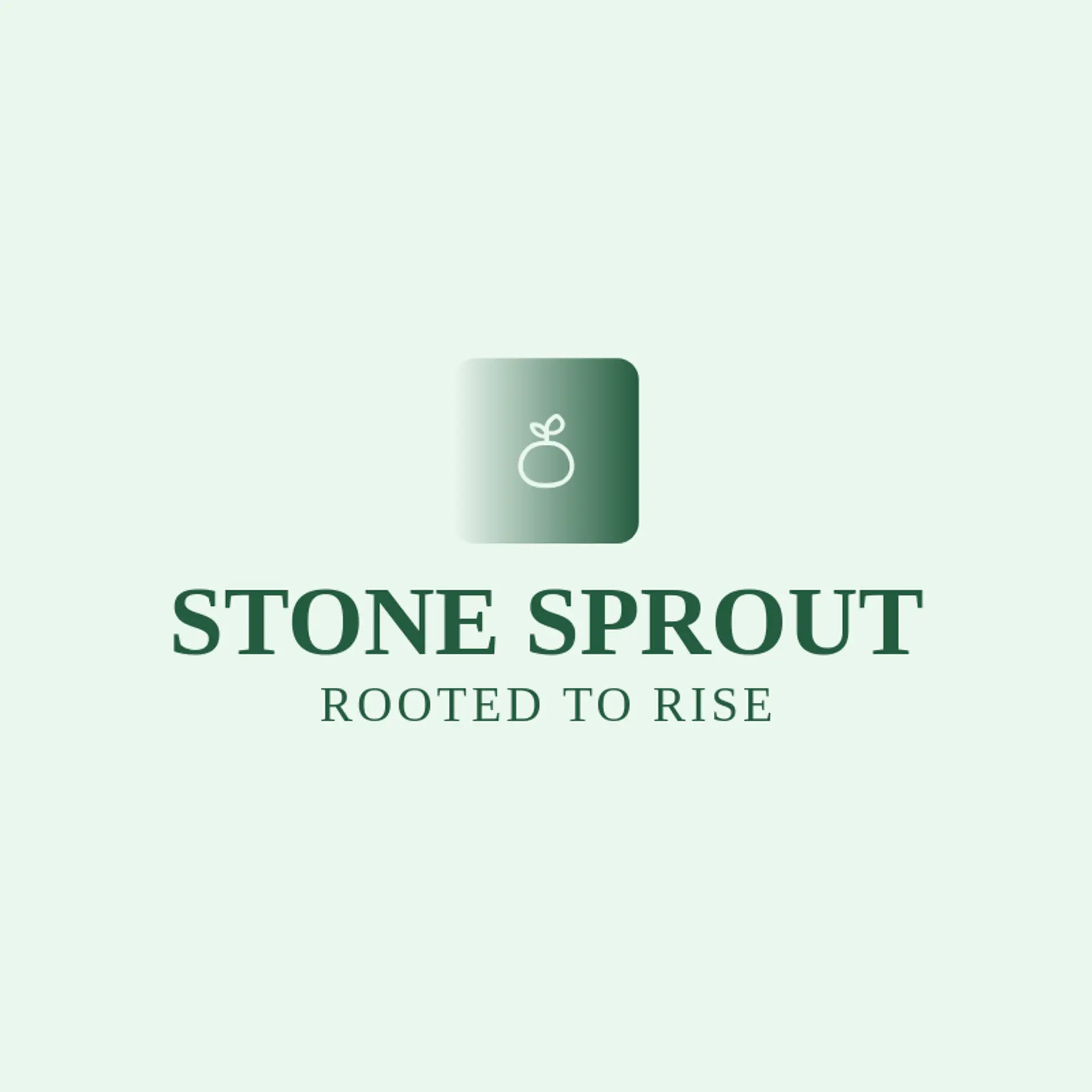 Stone Sprout logo for stone