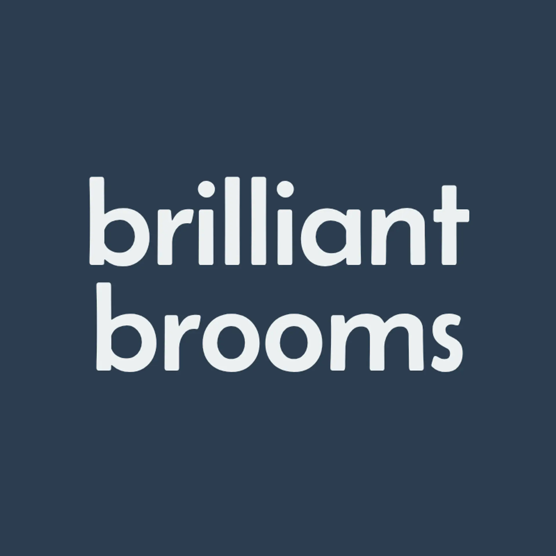 Brilliant Brooms logo for cleaning
