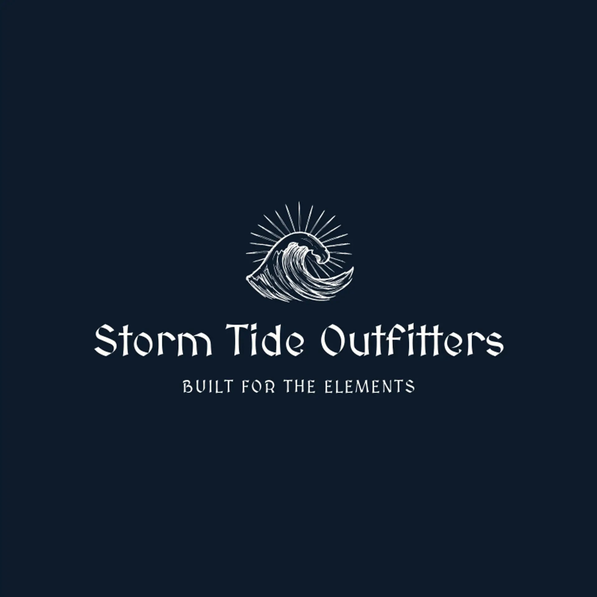 Storm Tide Outfitters logo for storm