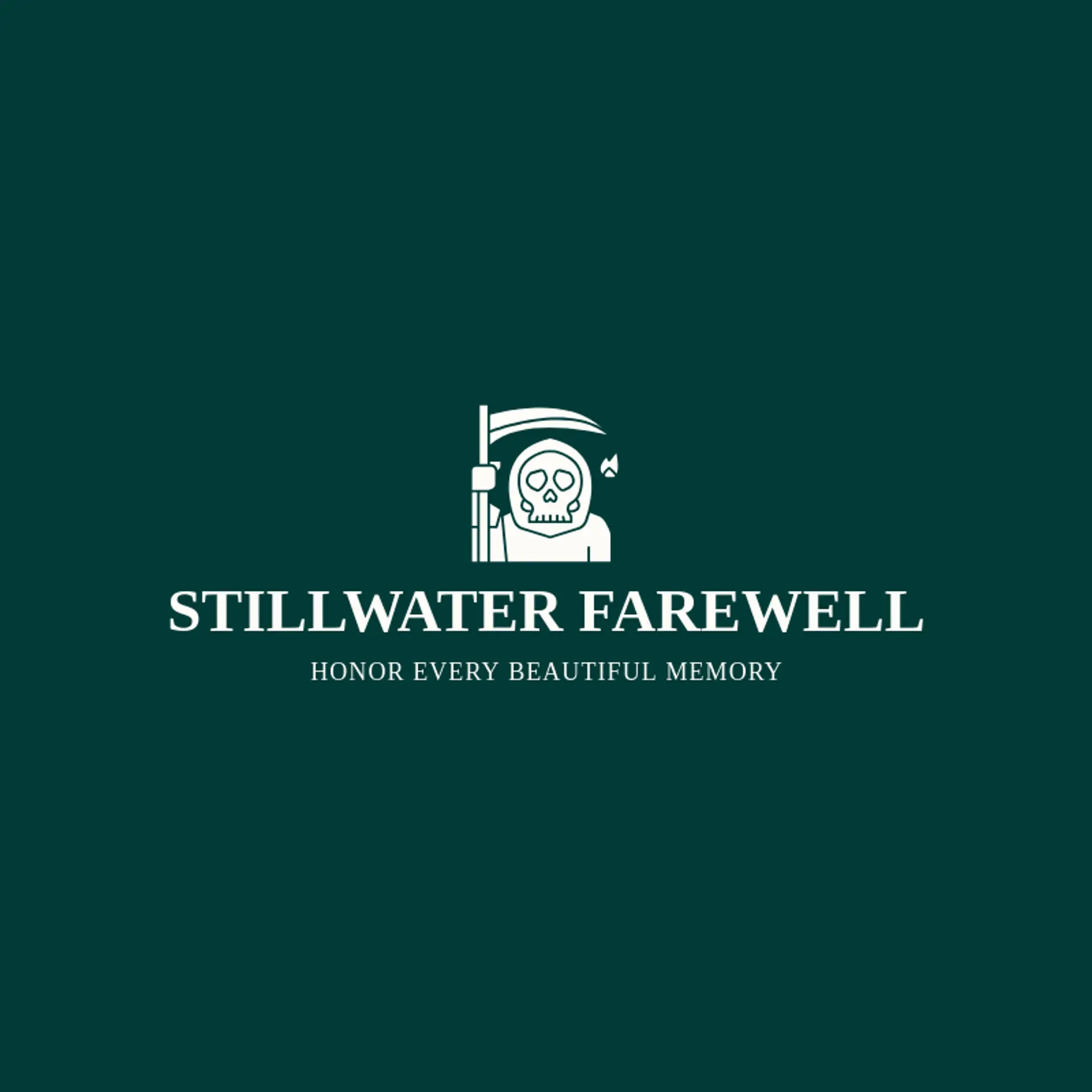 Stillwater Farewell logo for Death