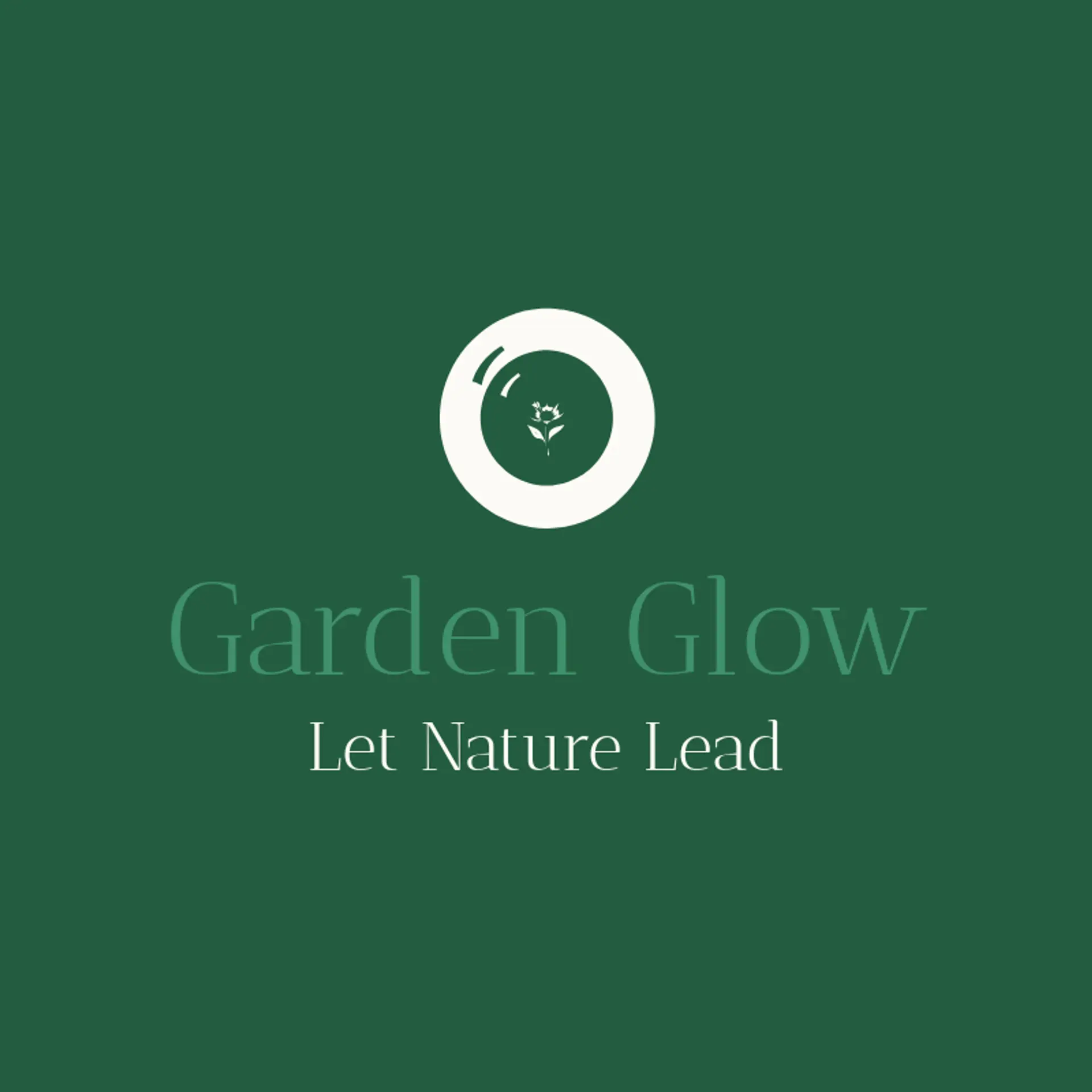 Garden Glow logo for soap