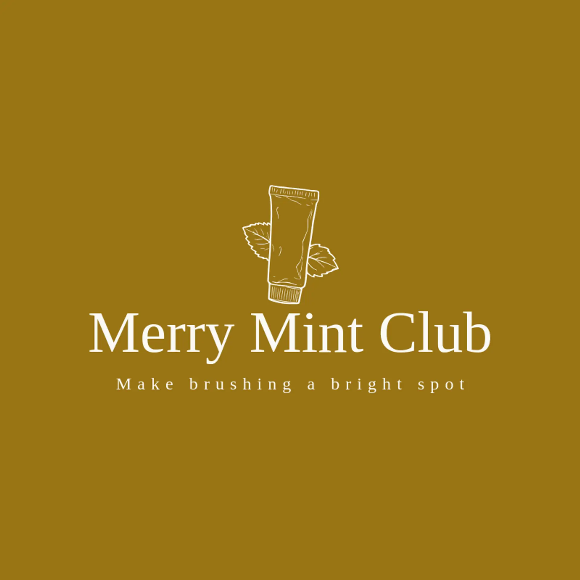 Merry Mint Club logo for toothpaste