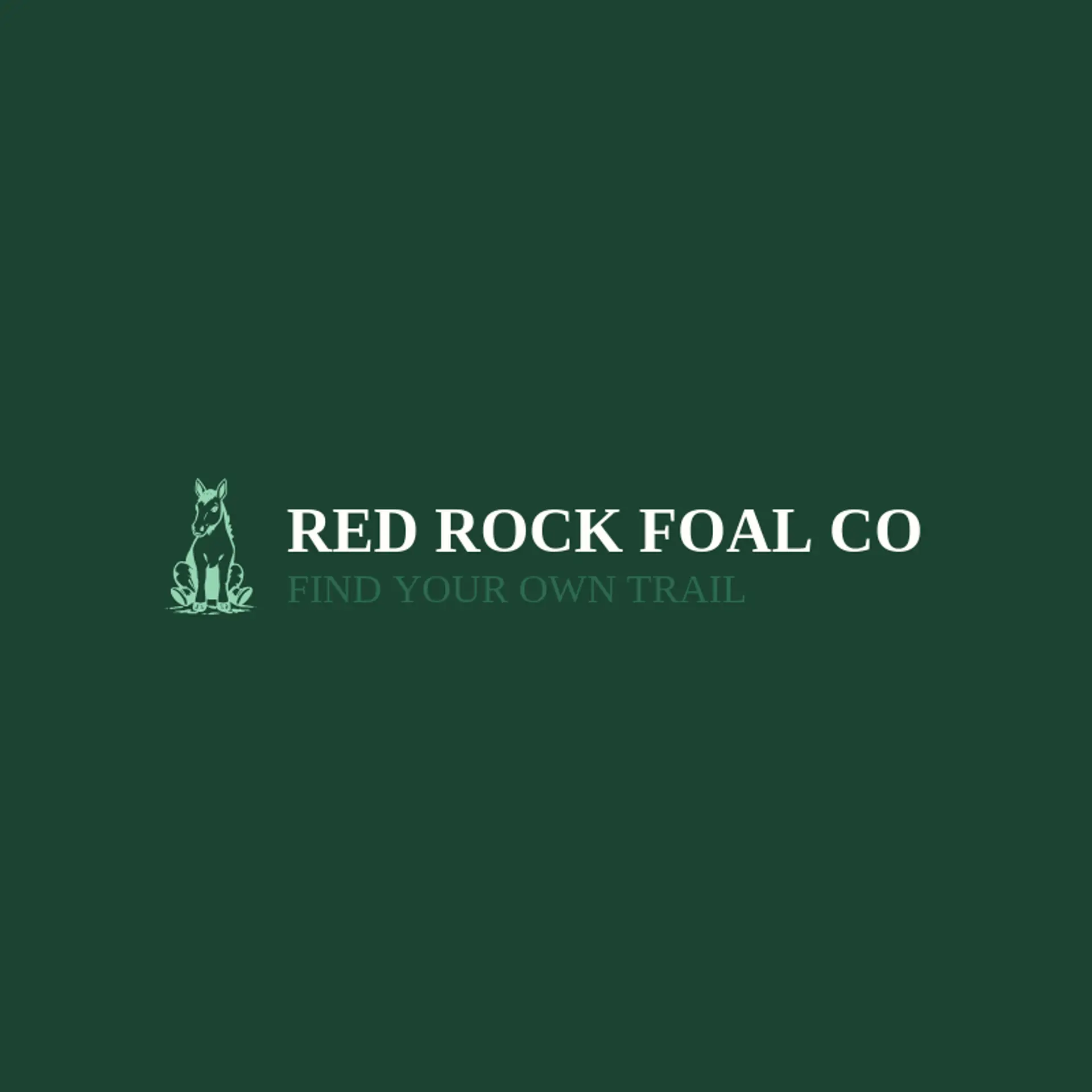 Red Rock Foal Co logo for colt