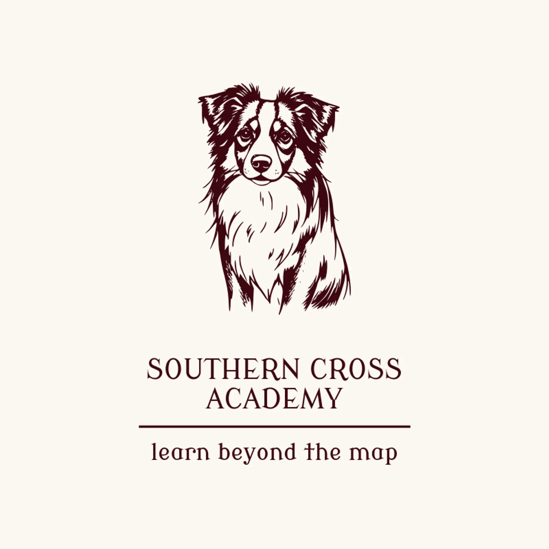 Southern Cross Academy logo for aussie