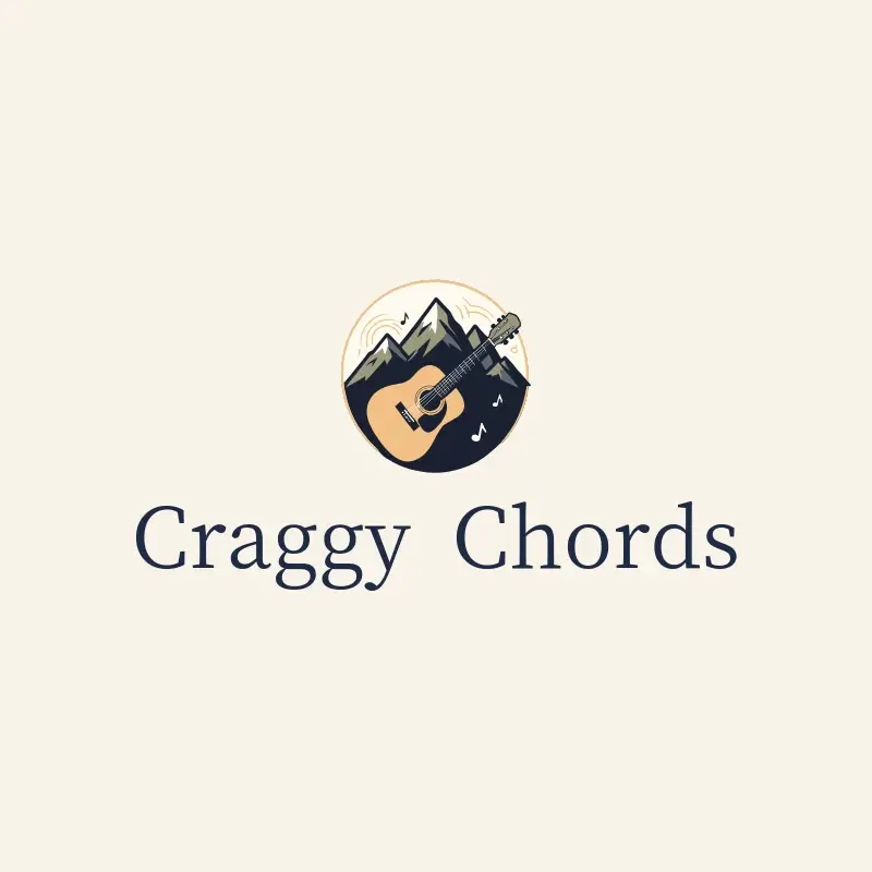 The band name Craggy Chords as a branded logo with a color icon