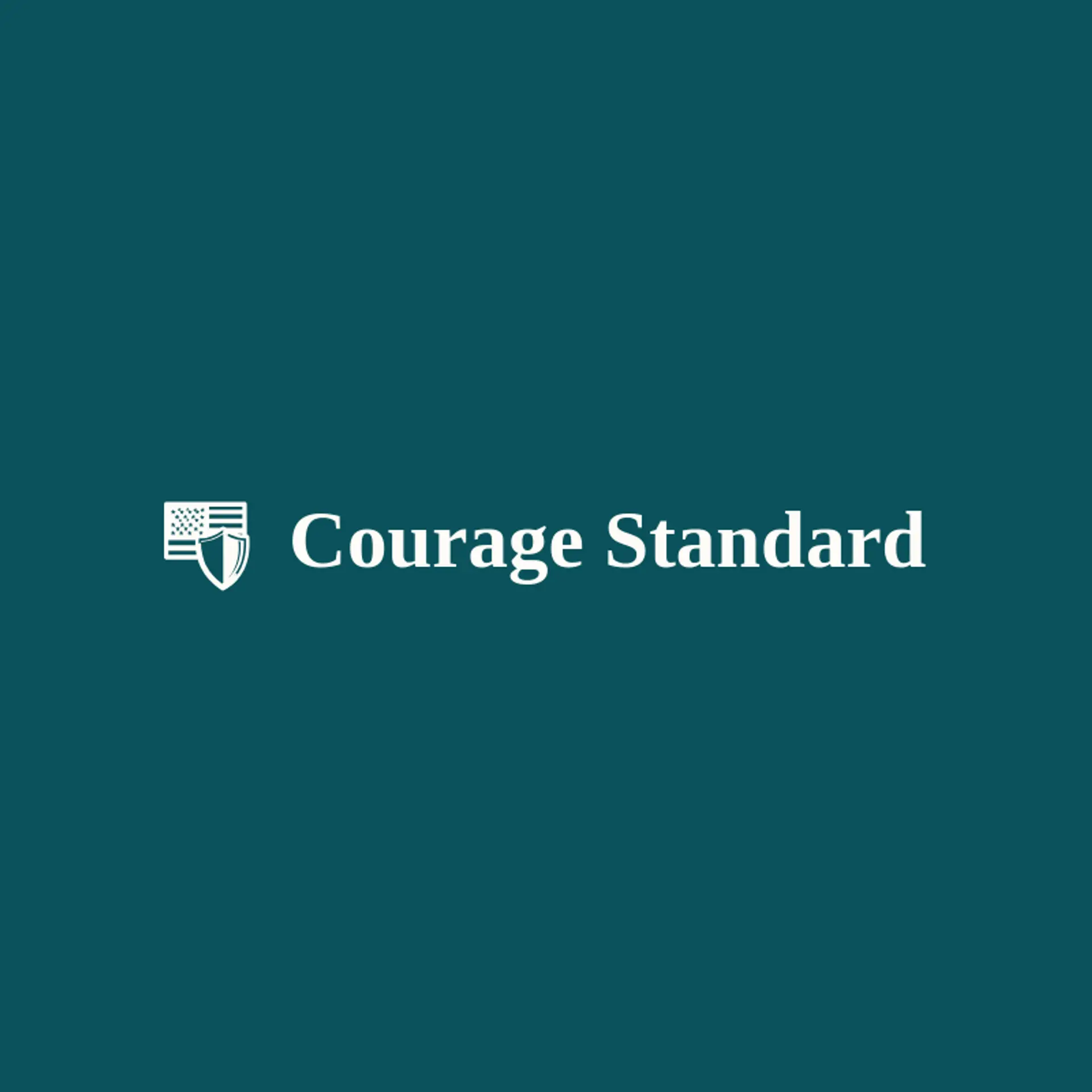 Courage Standard logo for usa flag