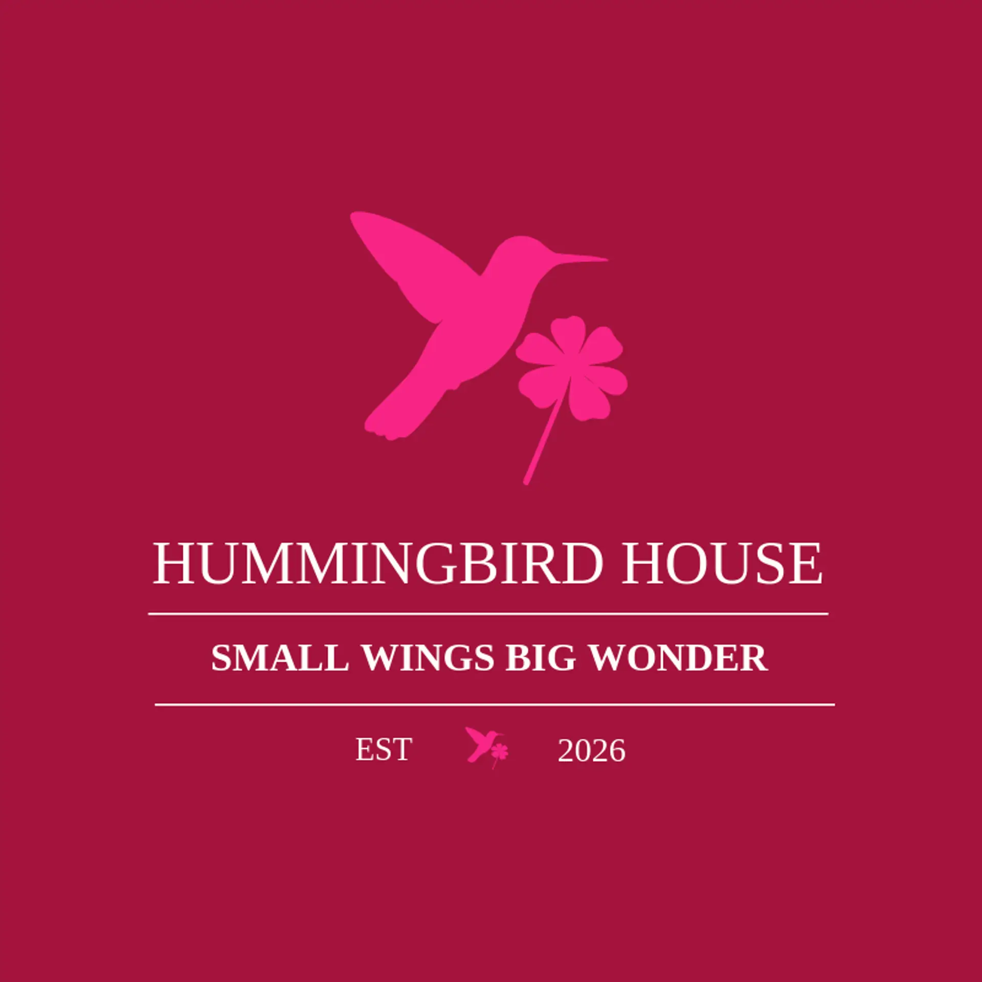Hummingbird House logo for kindergarten