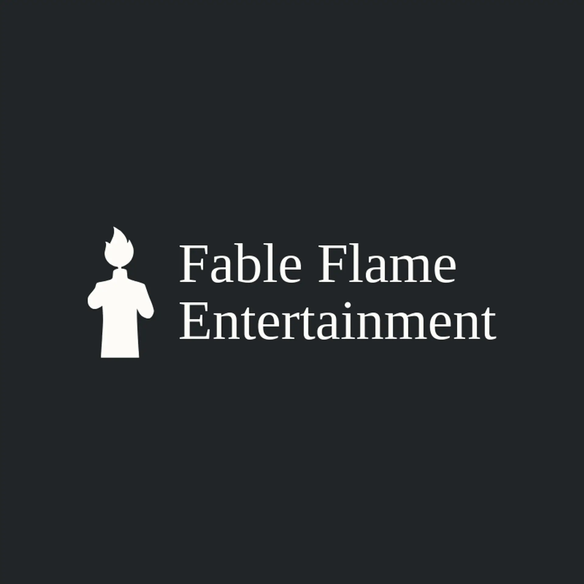 Fable Flame Entertainment logo for magician