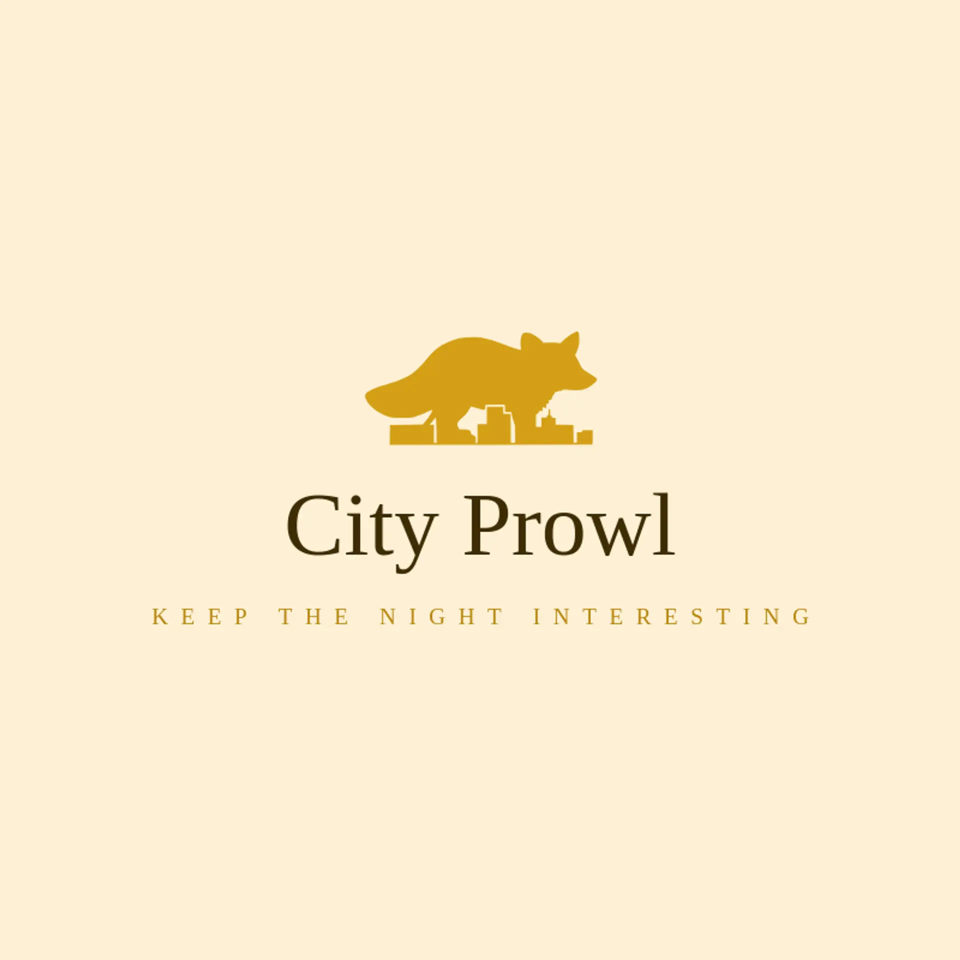 City Prowl logo for raccoon