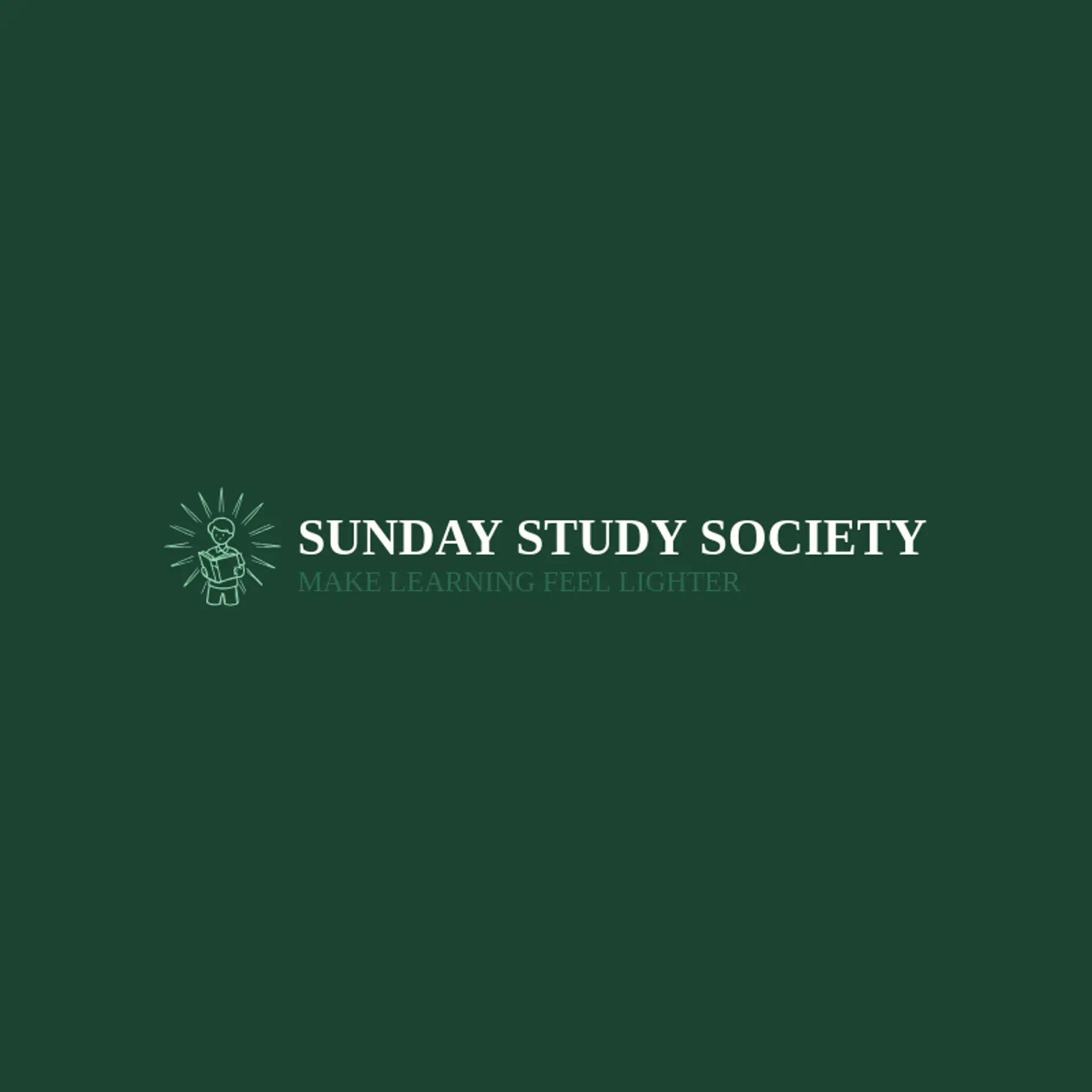 Sunday Study Society logo for student