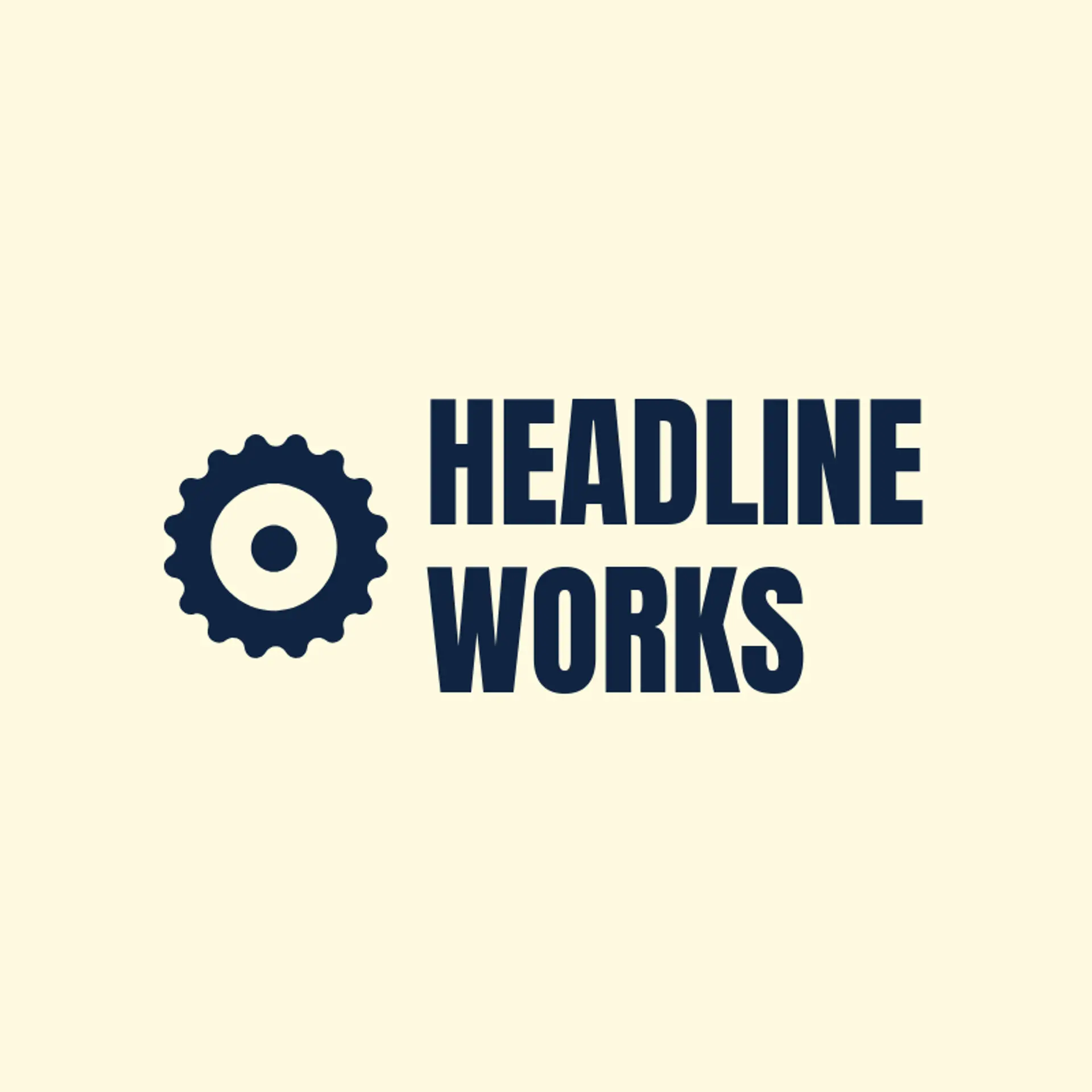 Headline Works logo for news