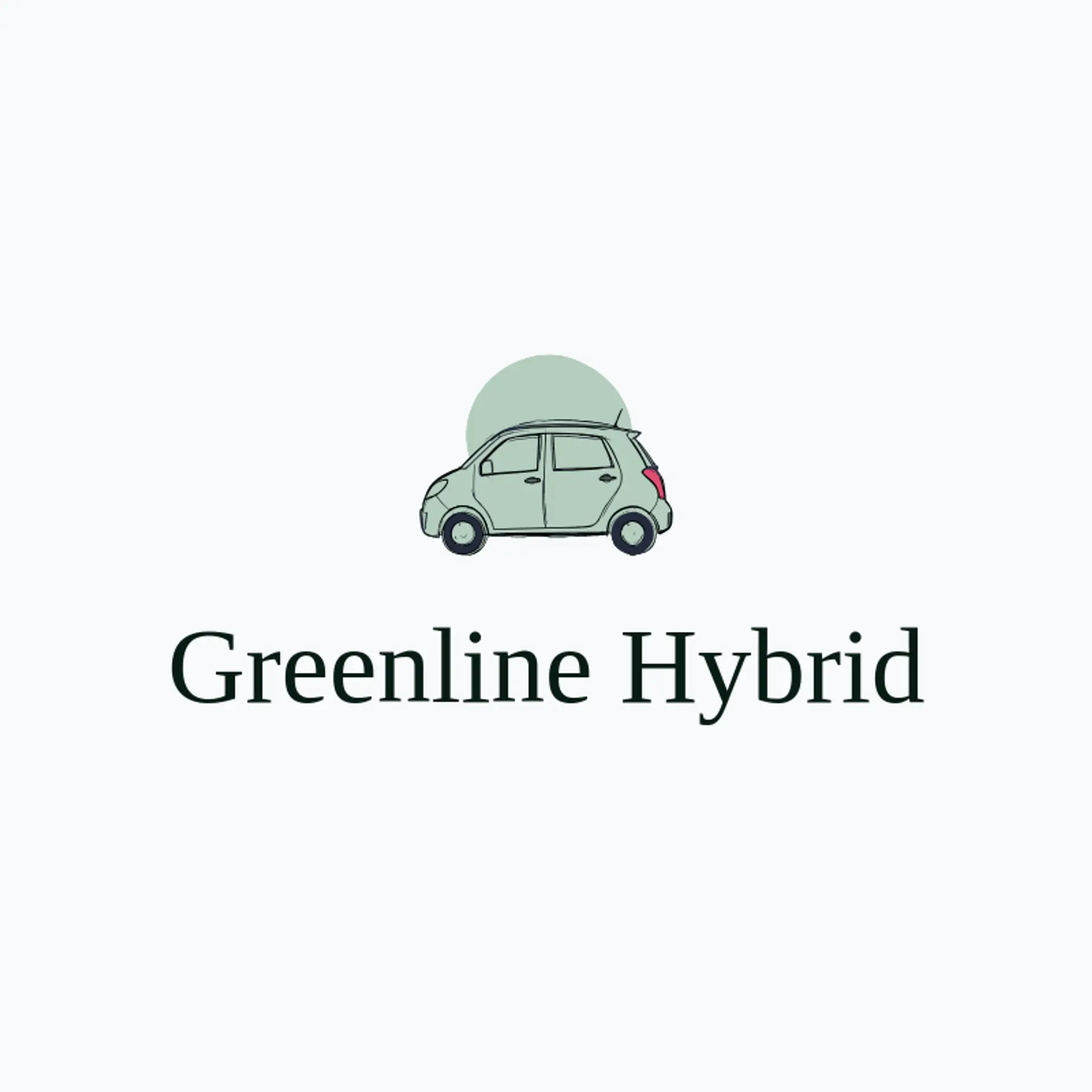 Greenline Hybrid logo for hybrid