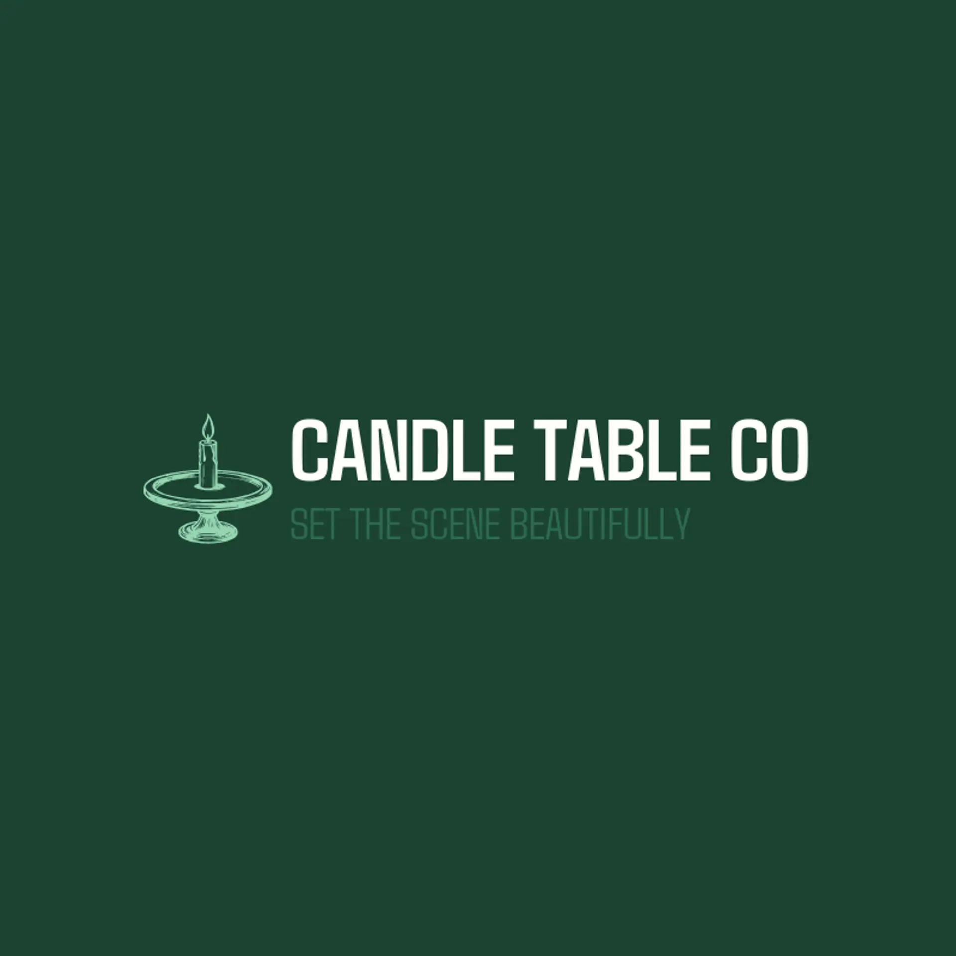 Candle Table Co logo for event