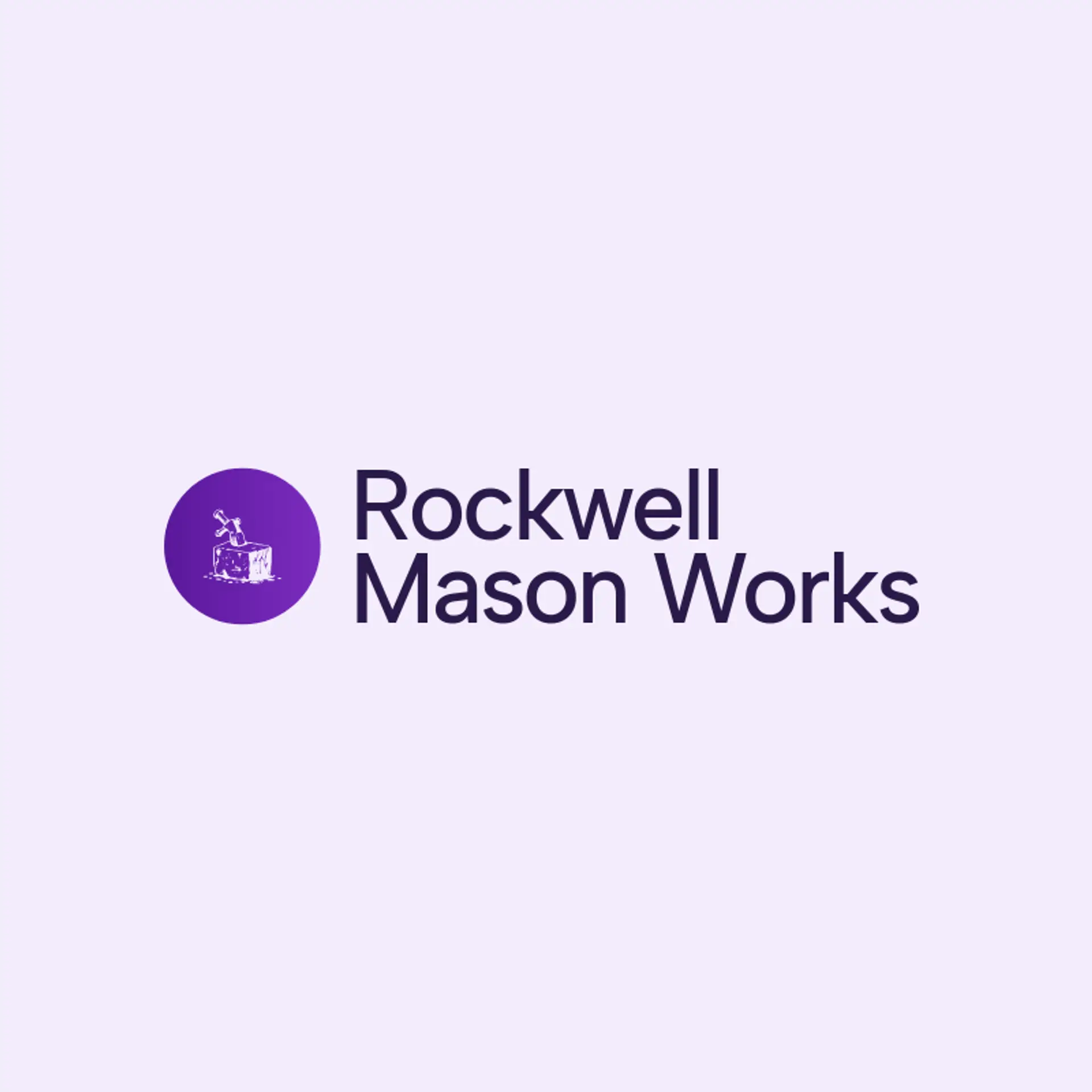 Rockwell Mason Works logo for mason