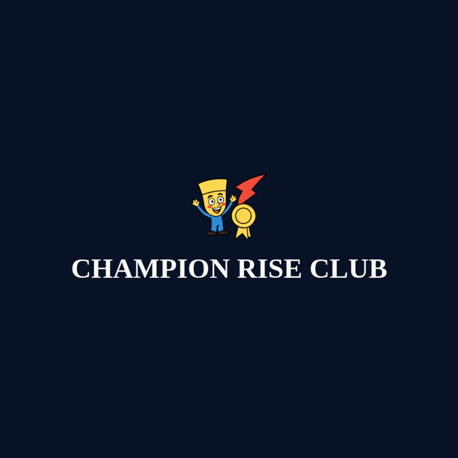 Champion Rise Club logo for winner