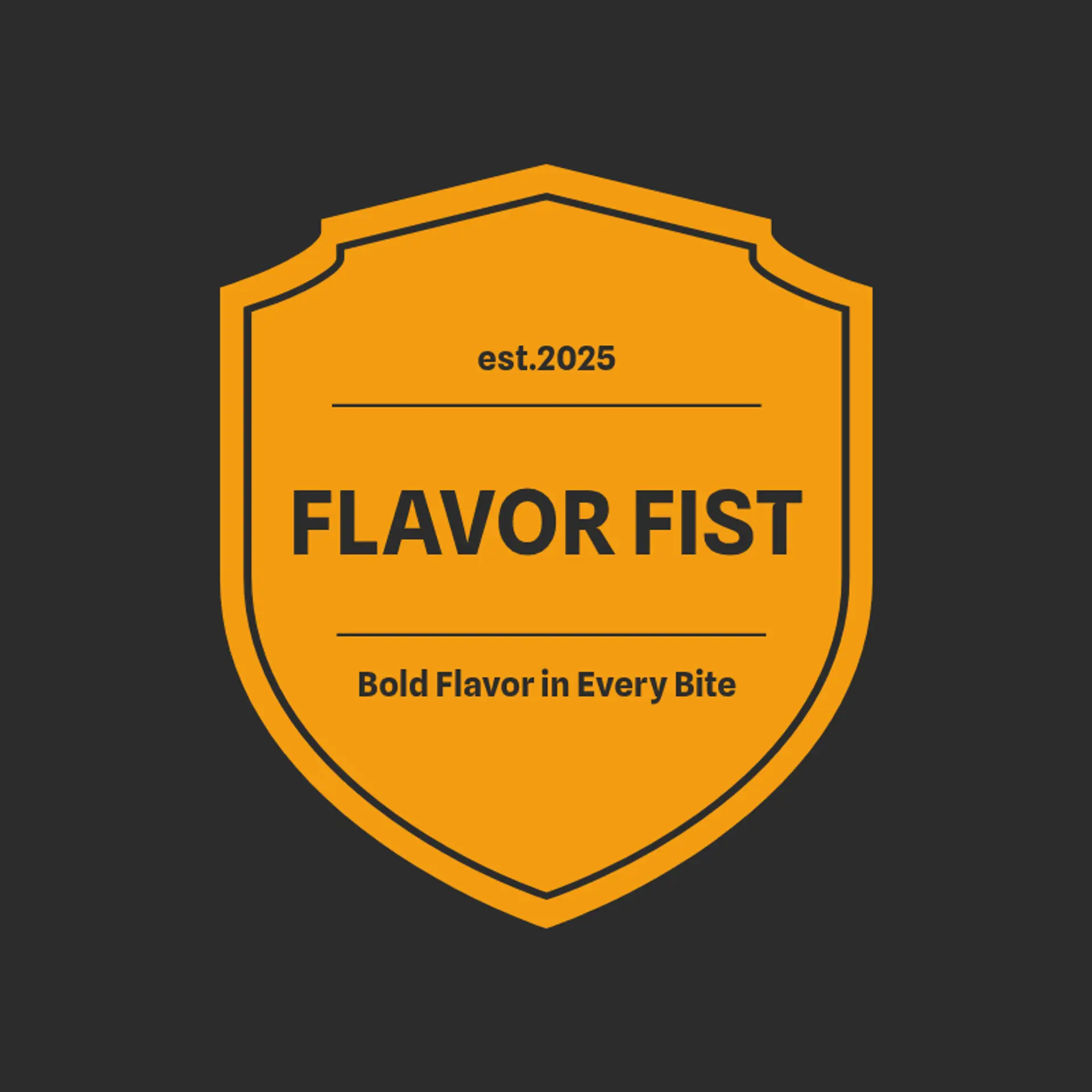 Flavor Fist logo for burger restaurant