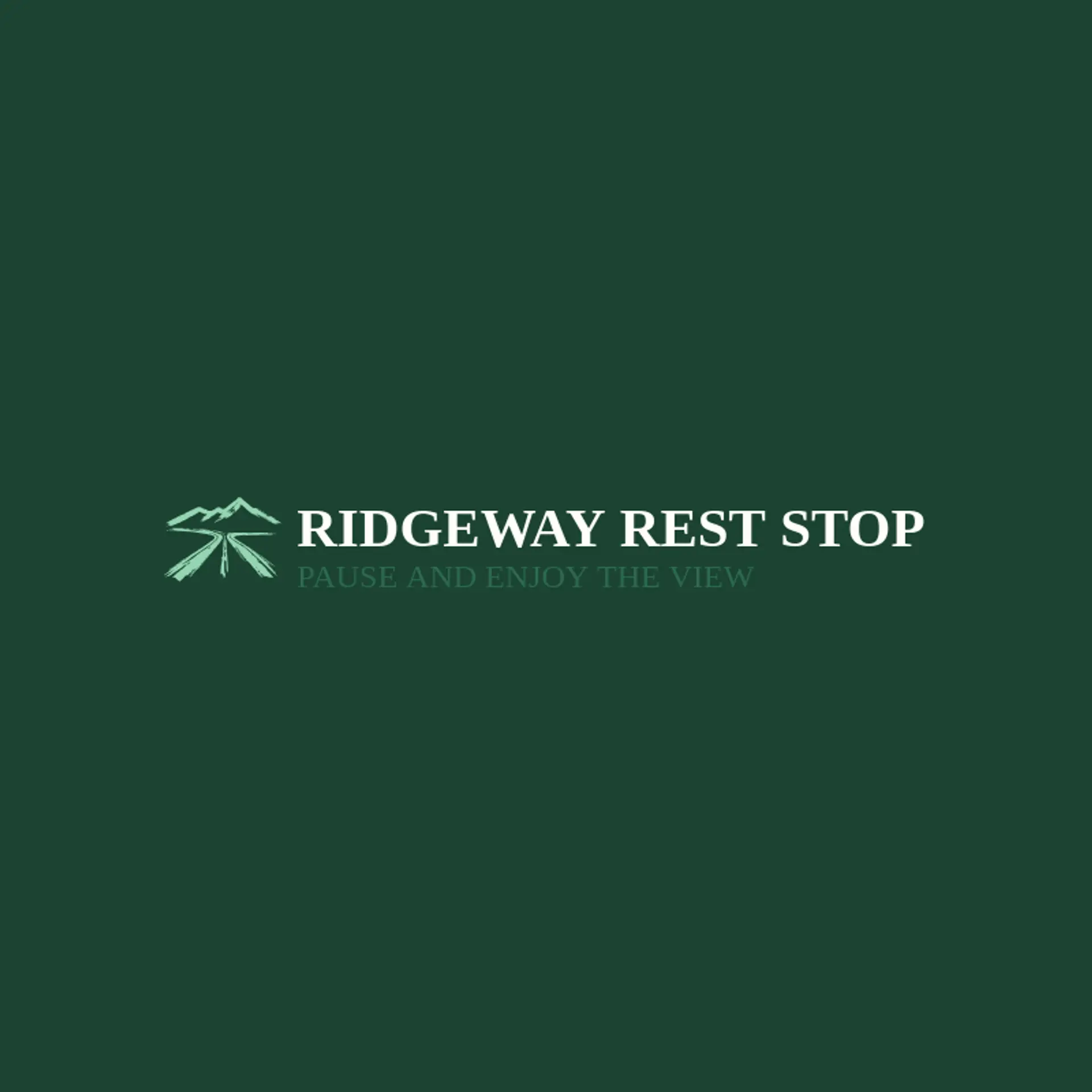 Ridgeway Rest Stop logo for highway
