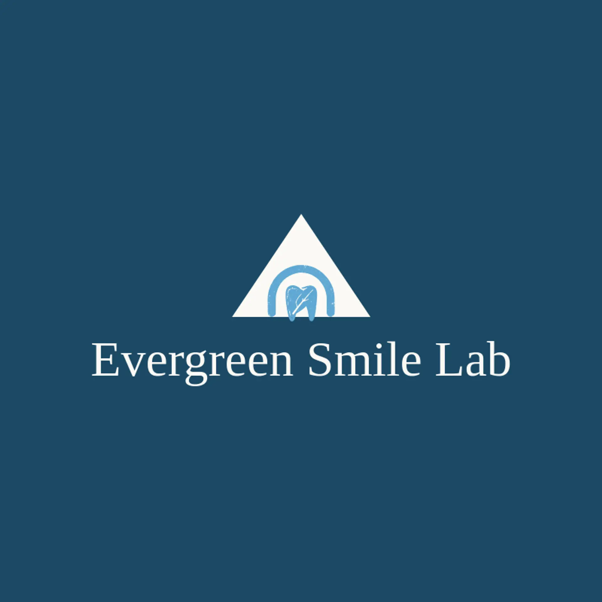 Evergreen Smile Lab logo for dentist
