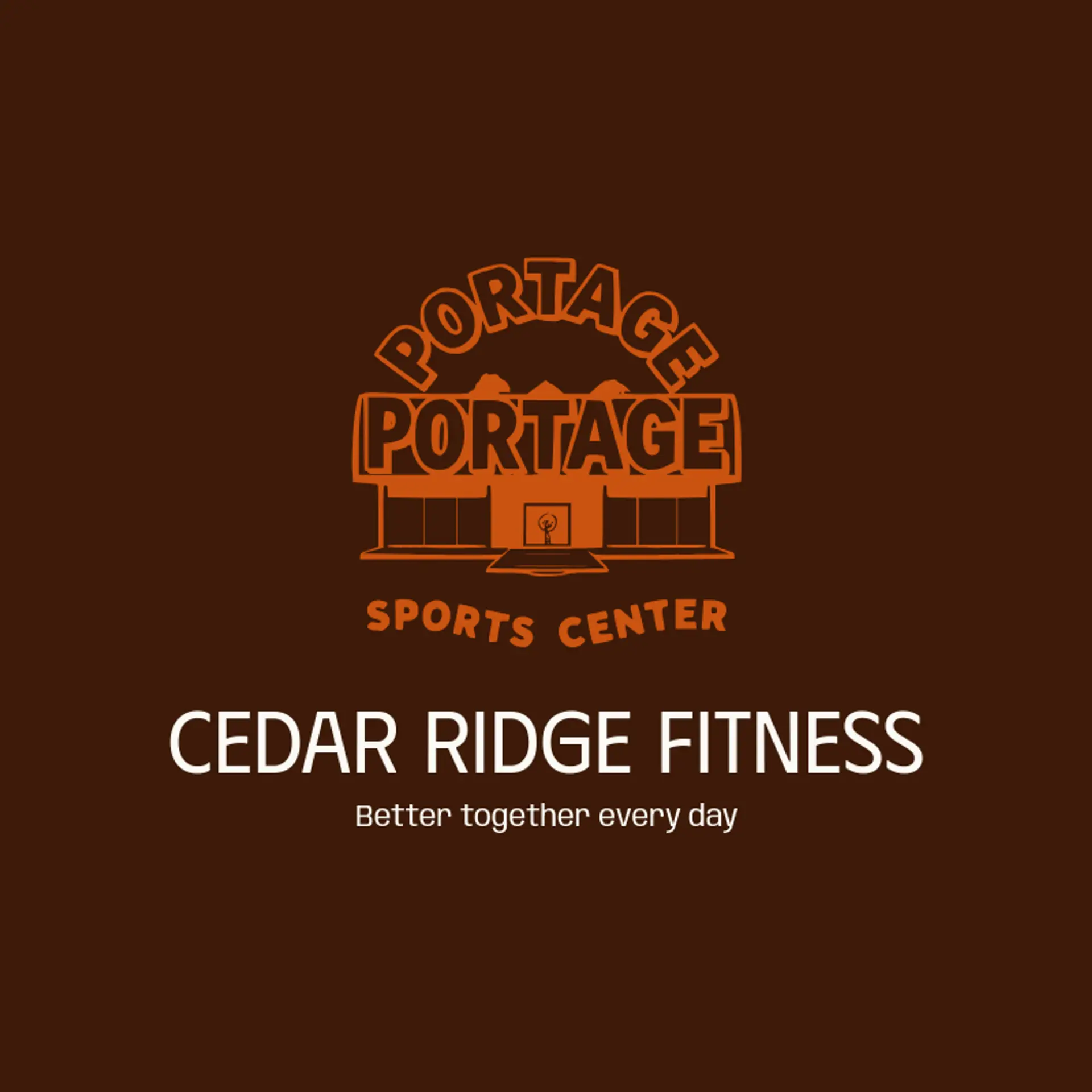 Cedar Ridge Fitness logo for sports center