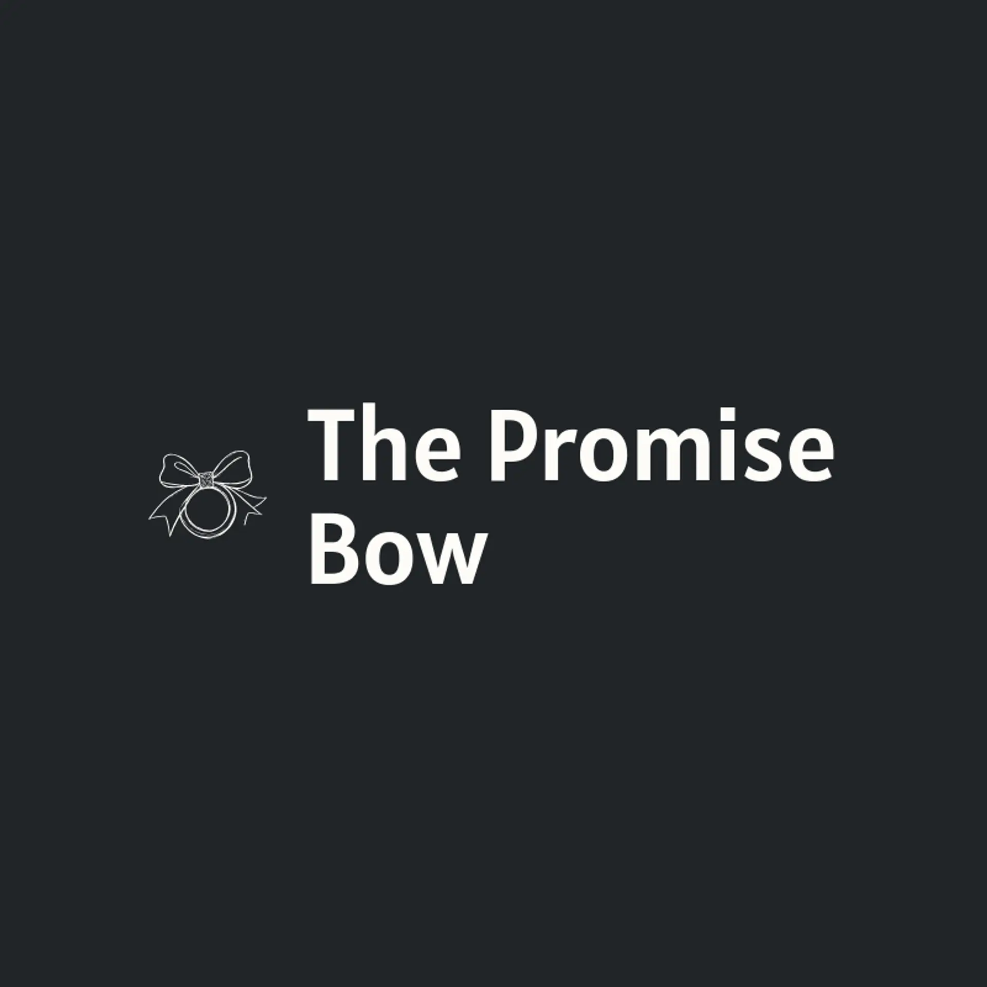 The Promise Bow logo for engagement