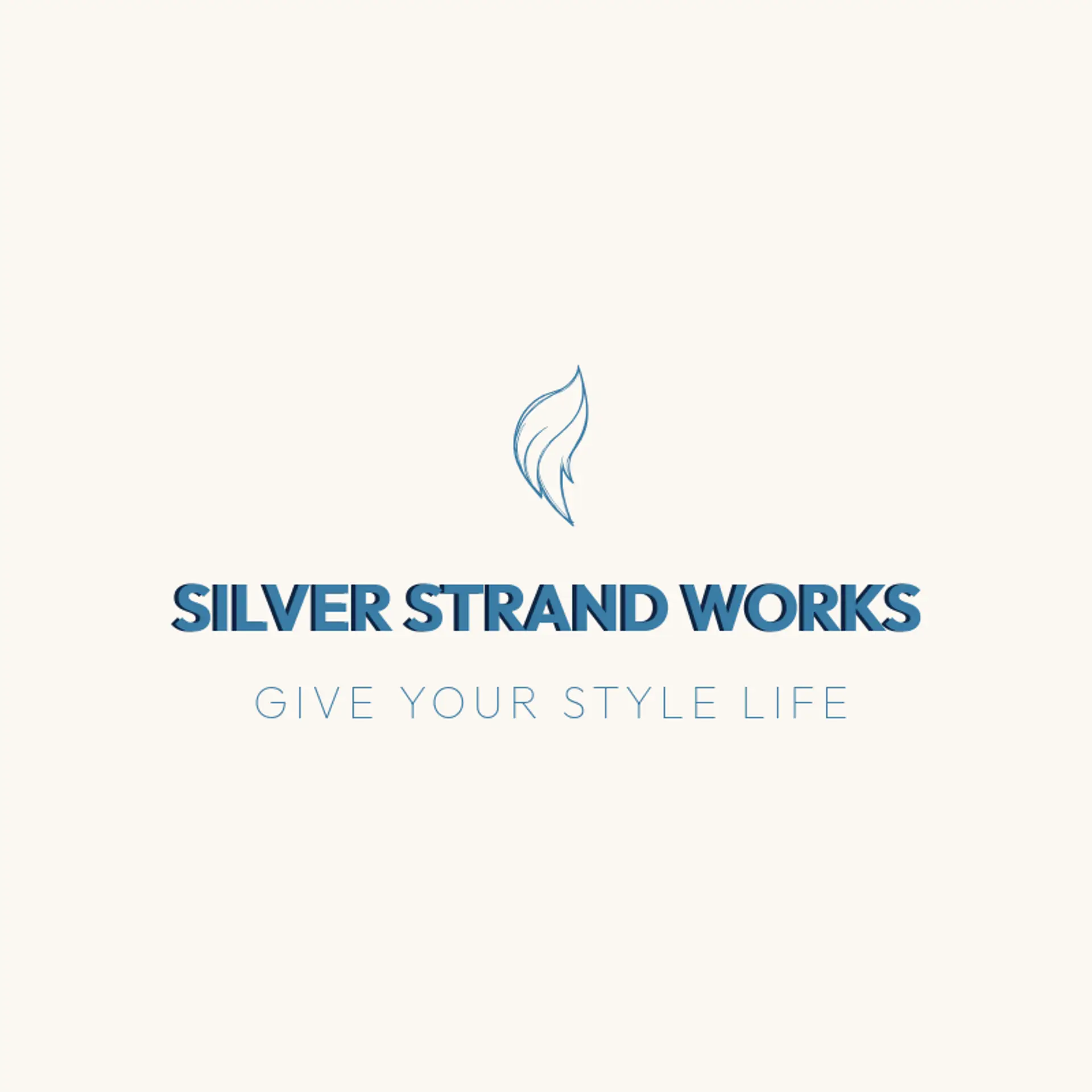 Silver Strand Works logo for anime character