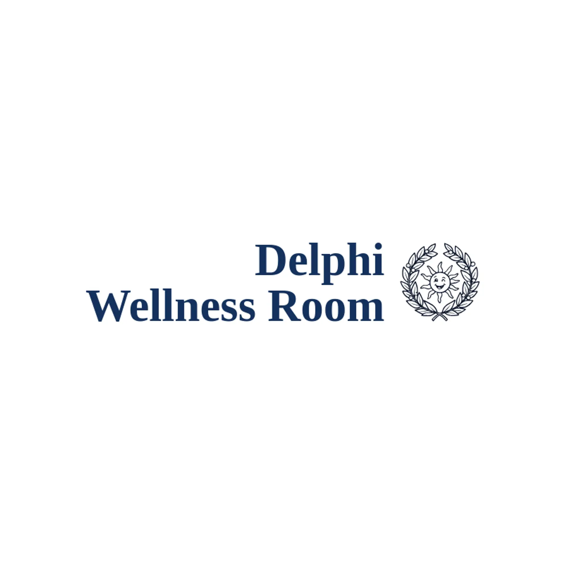 Delphi Wellness Room logo for greek