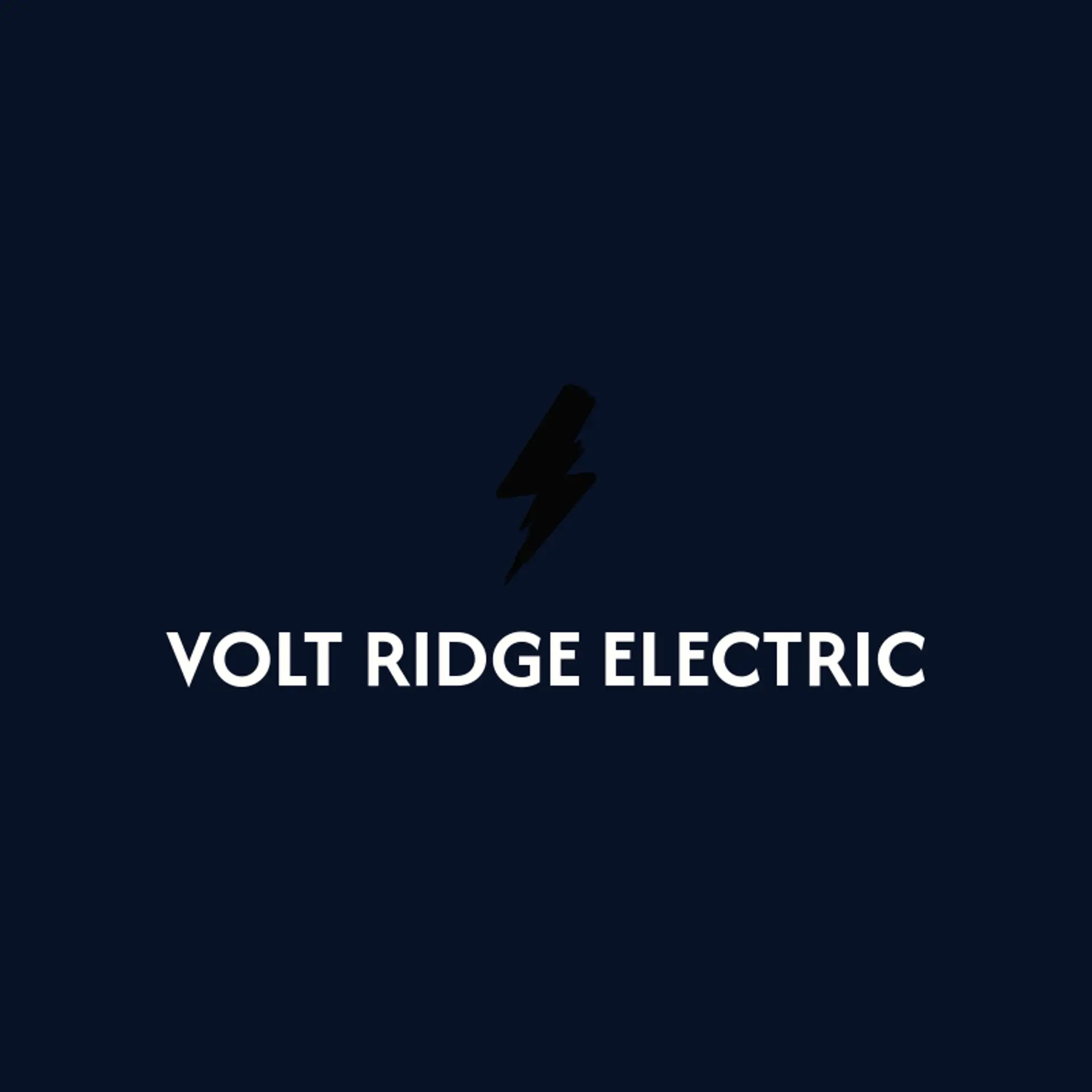 Volt Ridge Electric logo for thunderbolt
