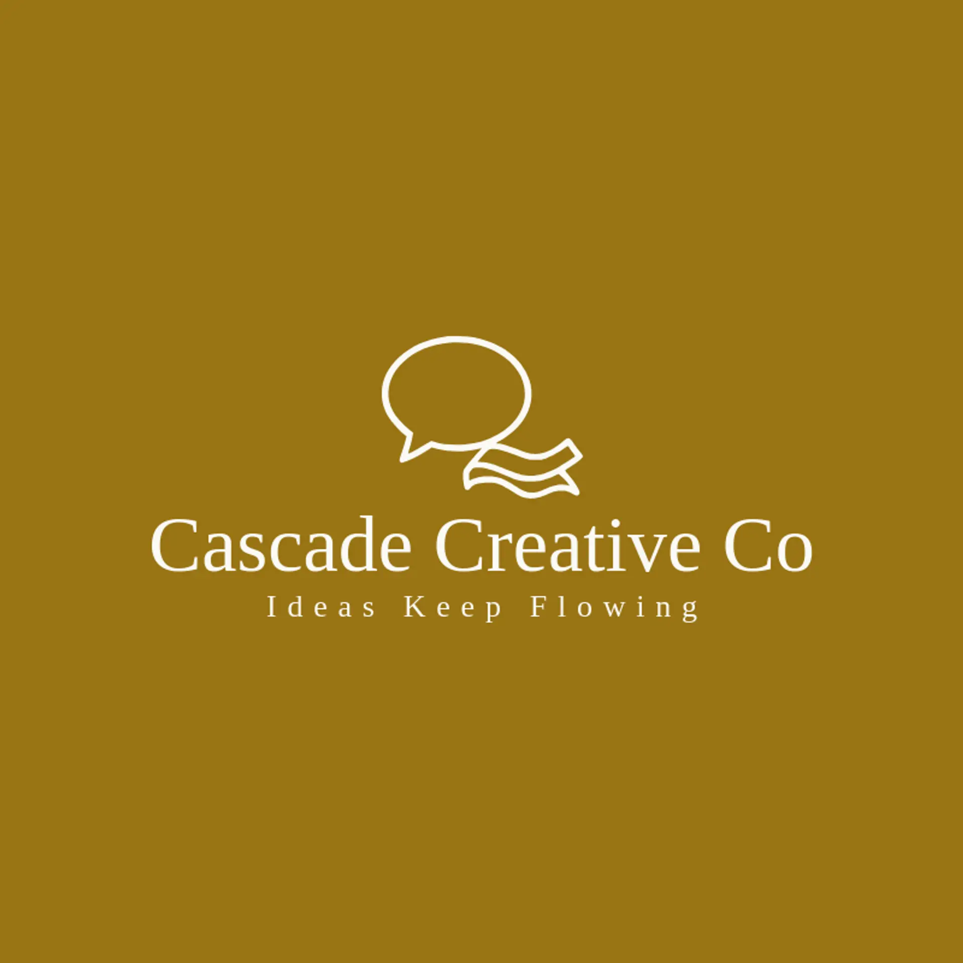 Cascade Creative Co logo for media company
