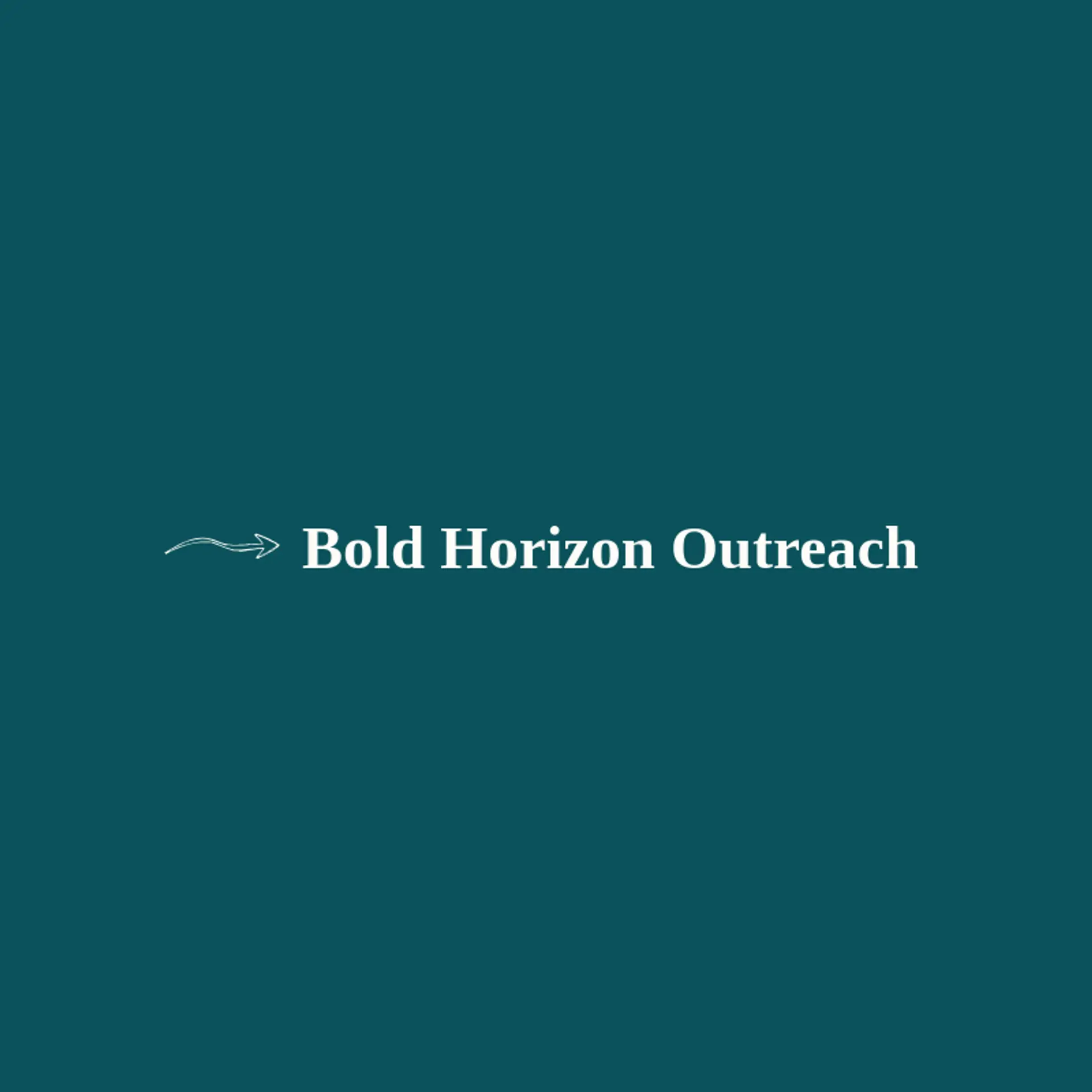 Bold Horizon Outreach logo for mission