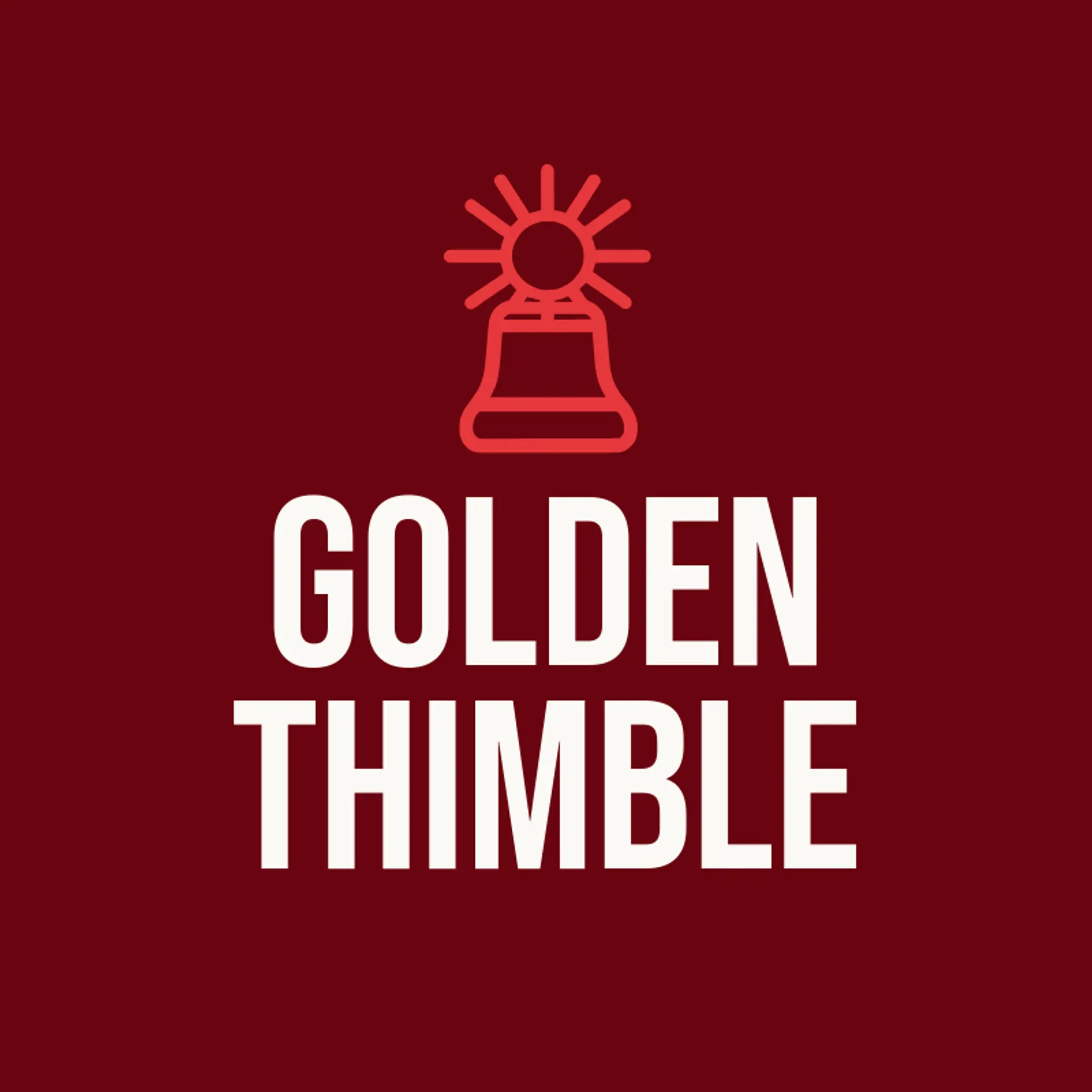 Golden Thimble logo for crochet