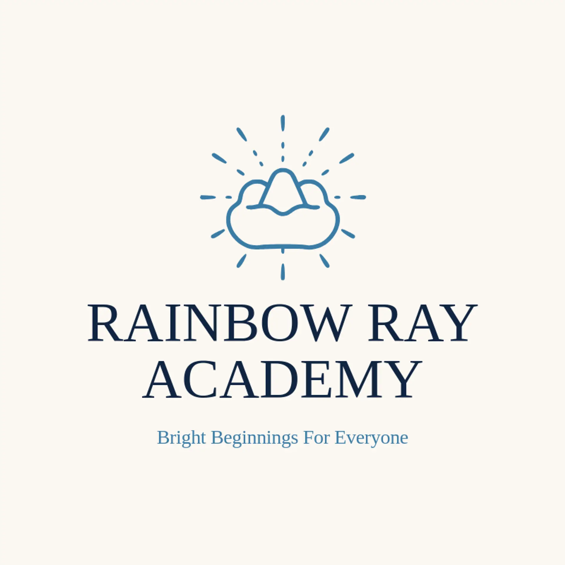 Rainbow Ray Academy logo for rays