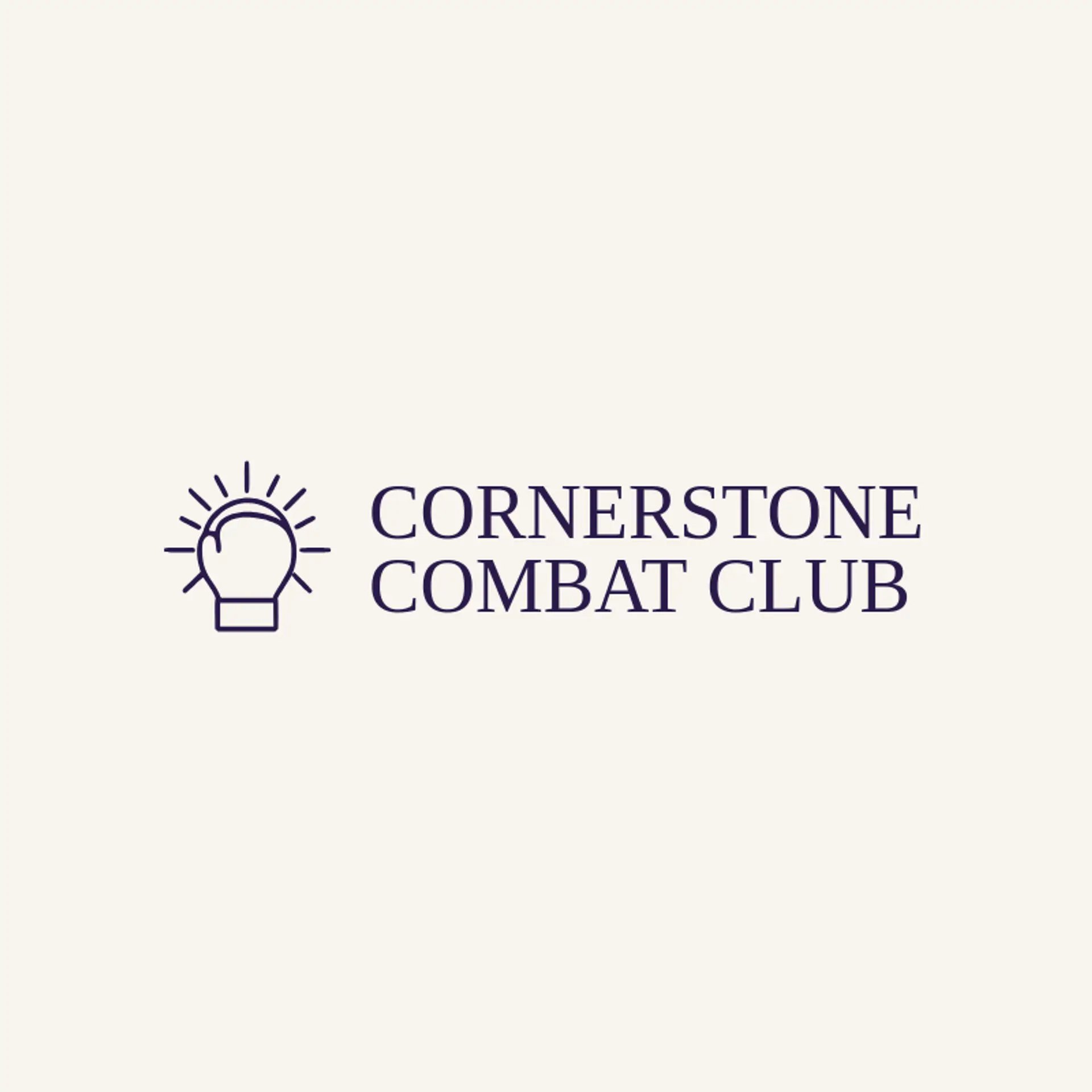 Cornerstone Combat Club logo for fight