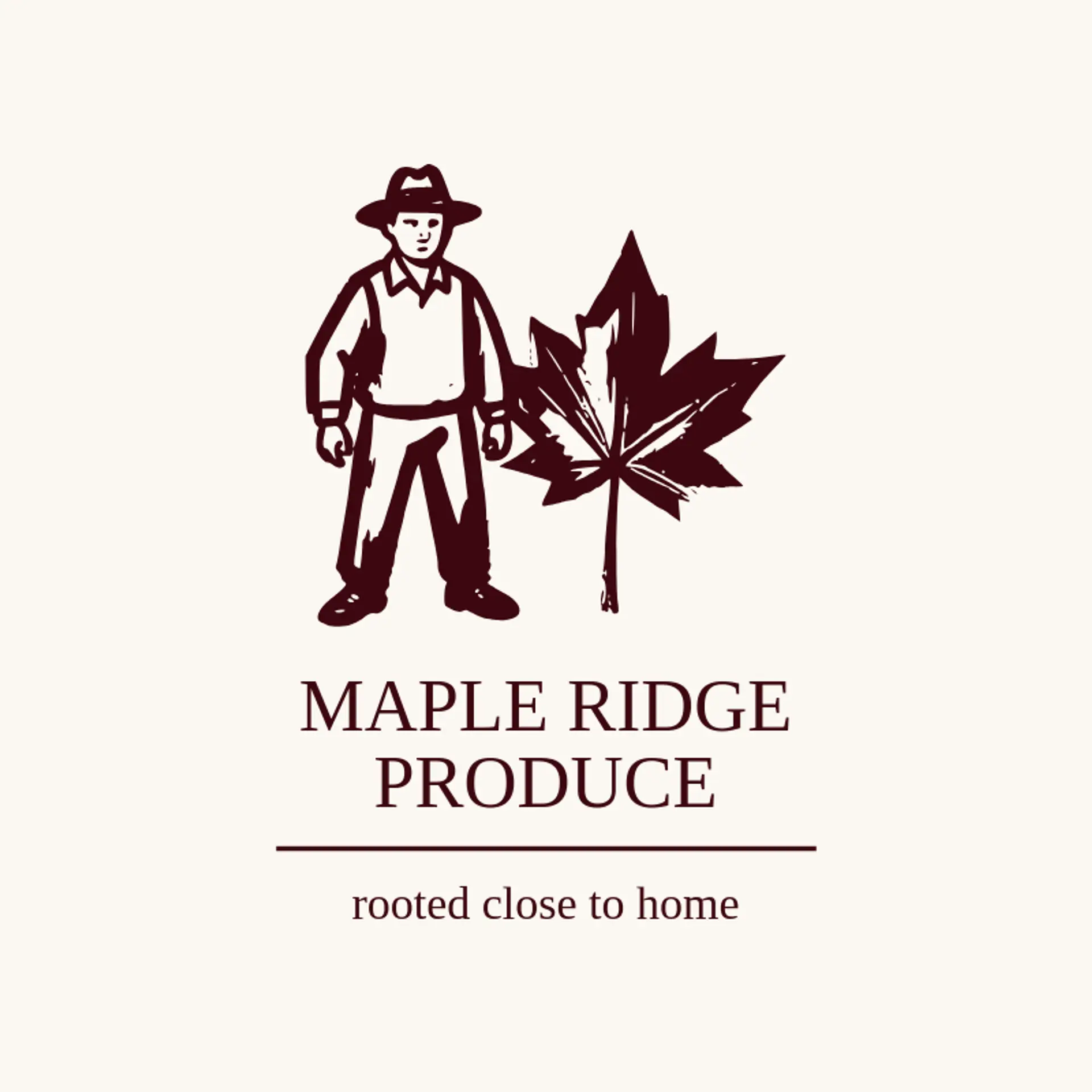 Maple Ridge Produce logo for farming