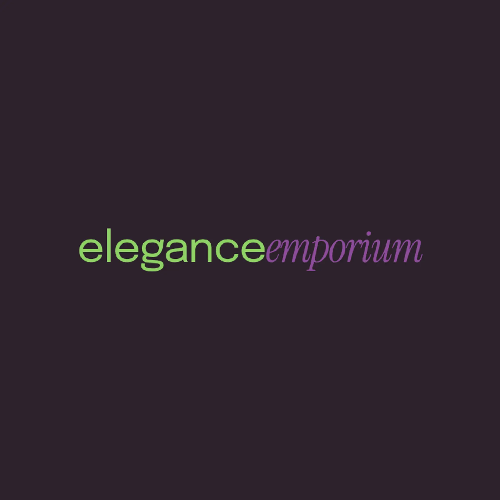 Elegance Emporium logo for fashion wear