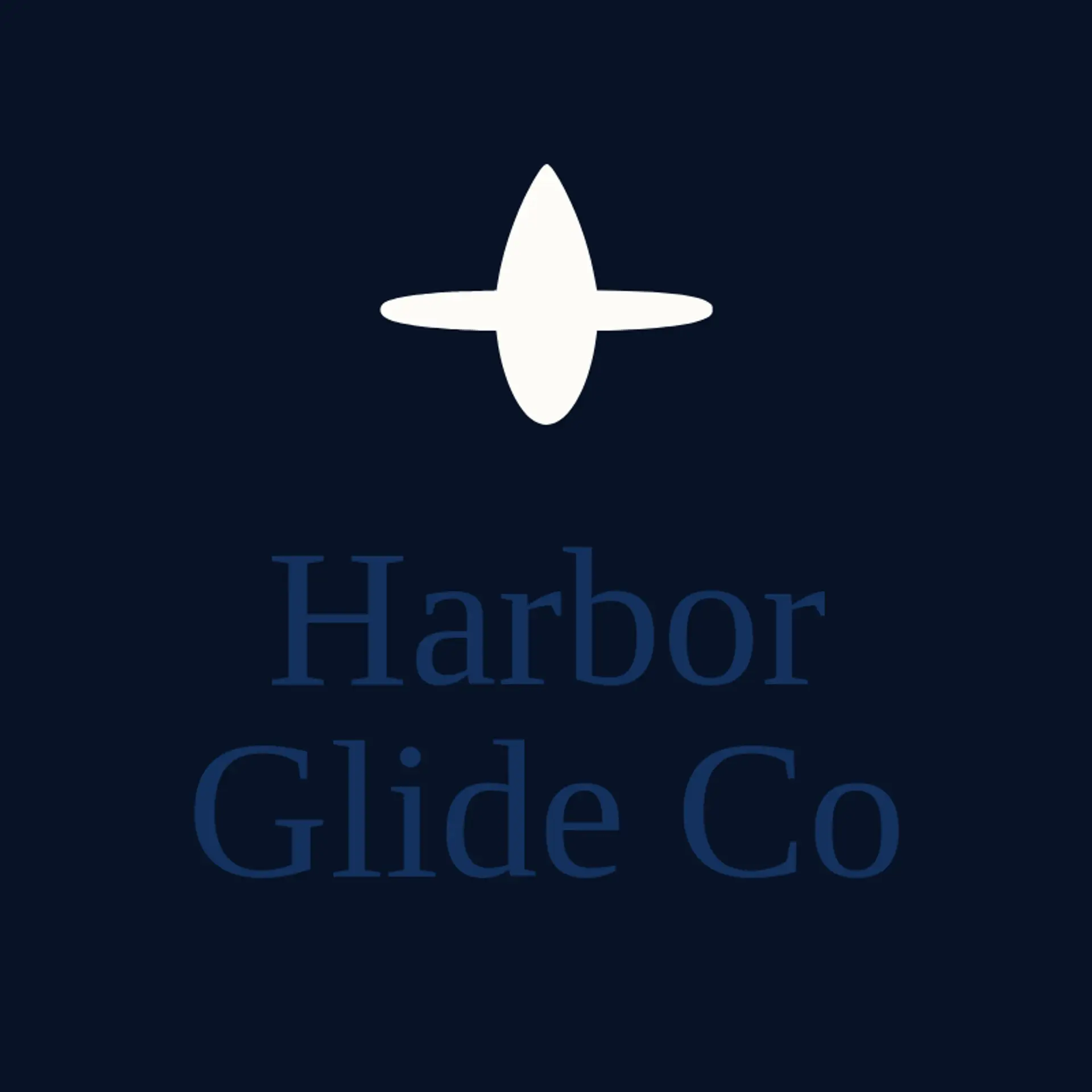 Harbor Glide Co logo for kayak