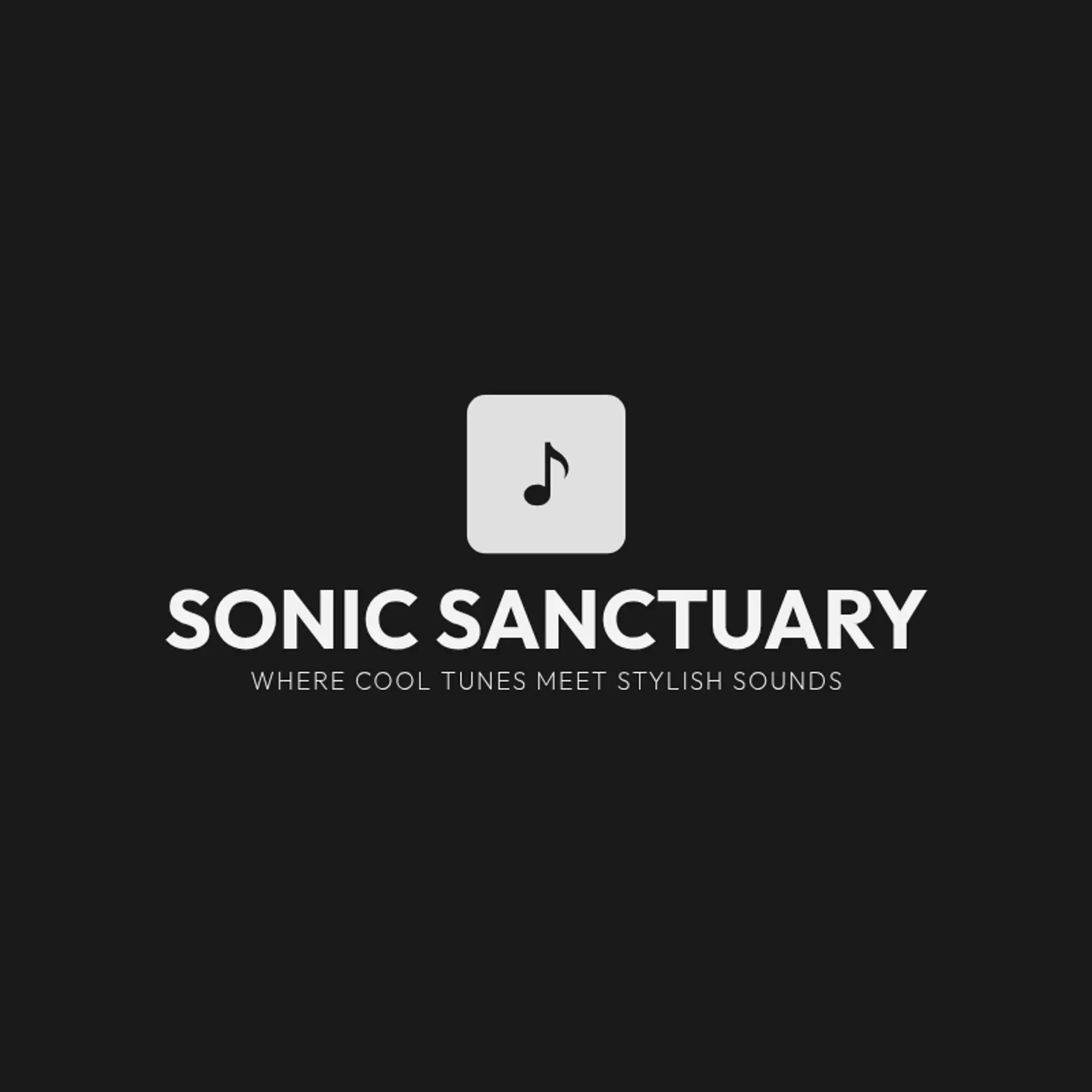 Sonic Sanctuary logo for cool music